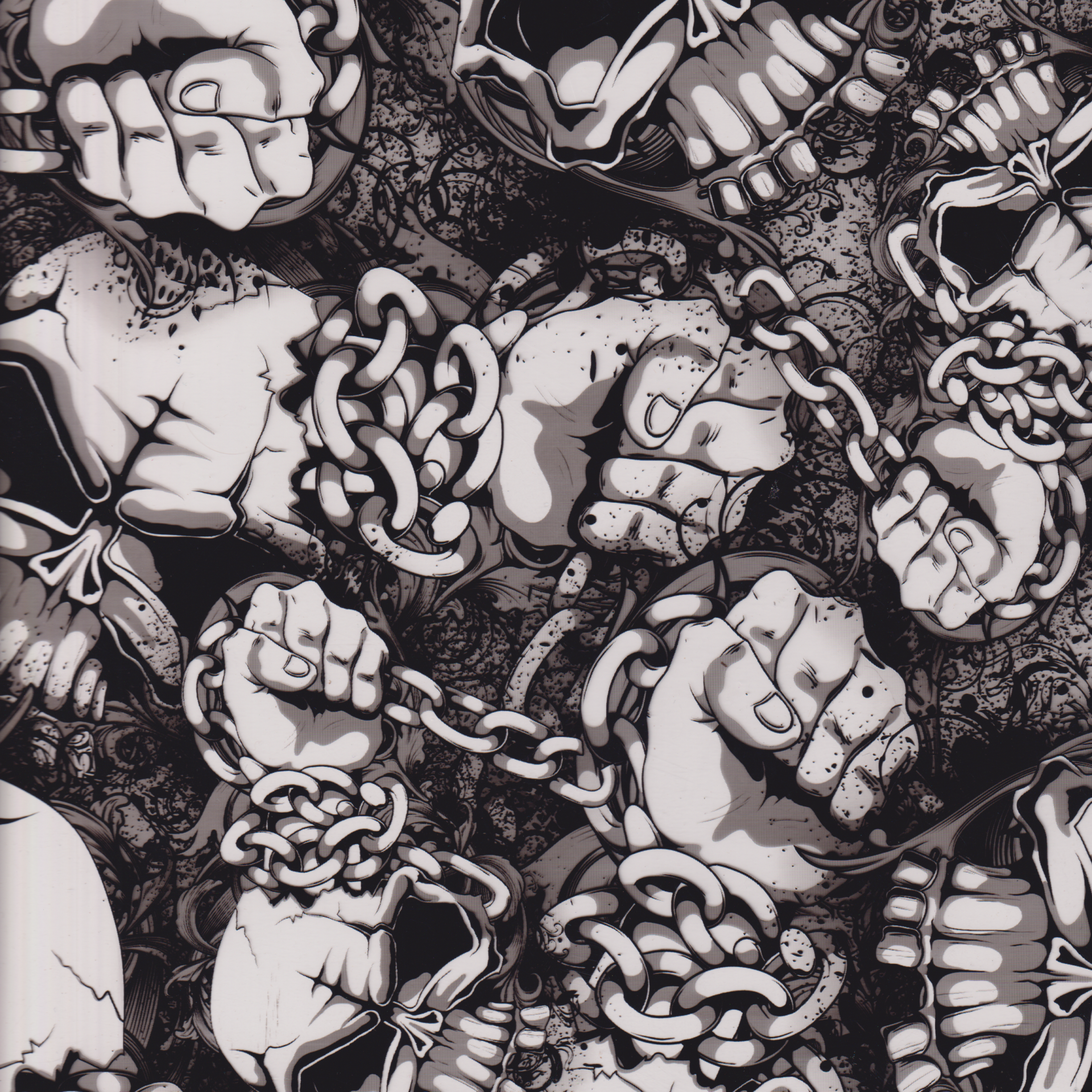 Fisted Skull and Chain 