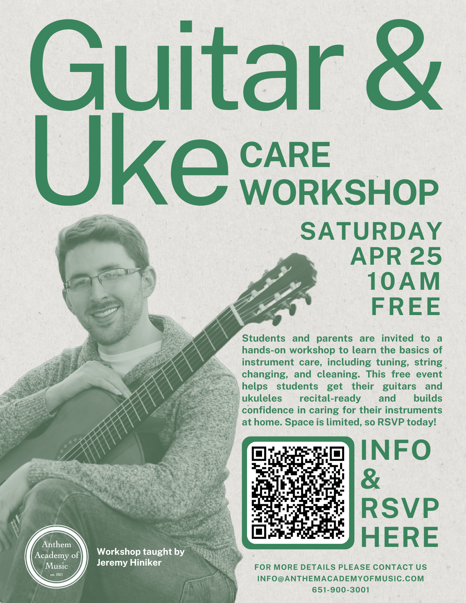Guitar &amp; Ukulele Care Workshop