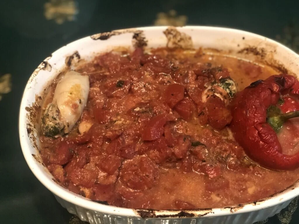 Ricotta Stuffed Monterey Squid