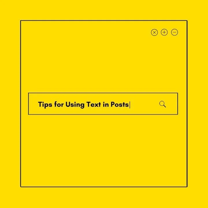 Did you know that posts and stories with text get more engagement? 

Your caption is almost as important as the content itself. The text aspect of a post is your opportunity to 
further tie in your point to your audience as well as speak directly to 