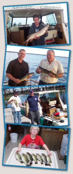 Thousand Islands Collage of Fish Photos