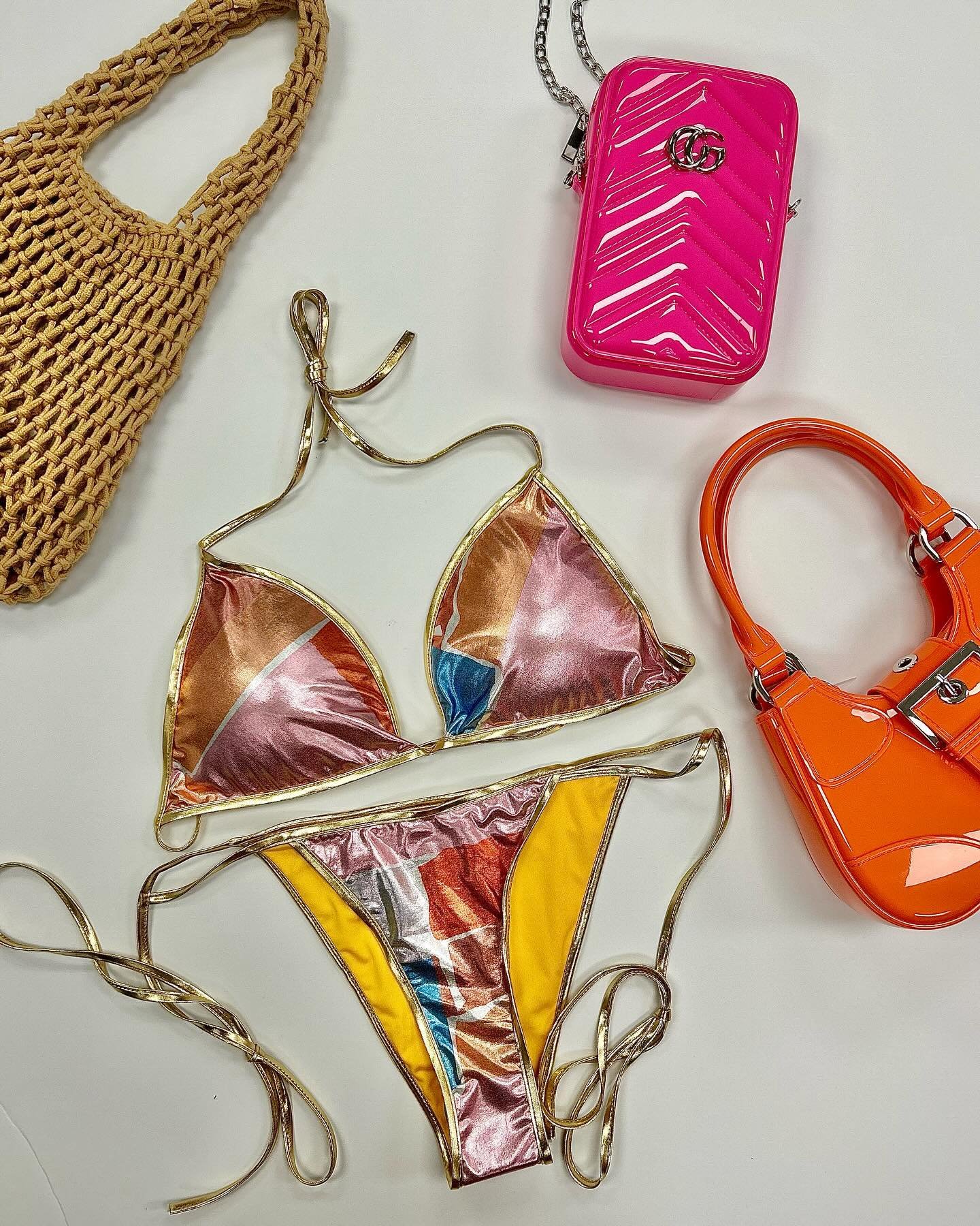 Sunset styles for your next vacay ✨☀️🌅 BOGO 1/2 SWIM going on in stores now! 

#madragstores