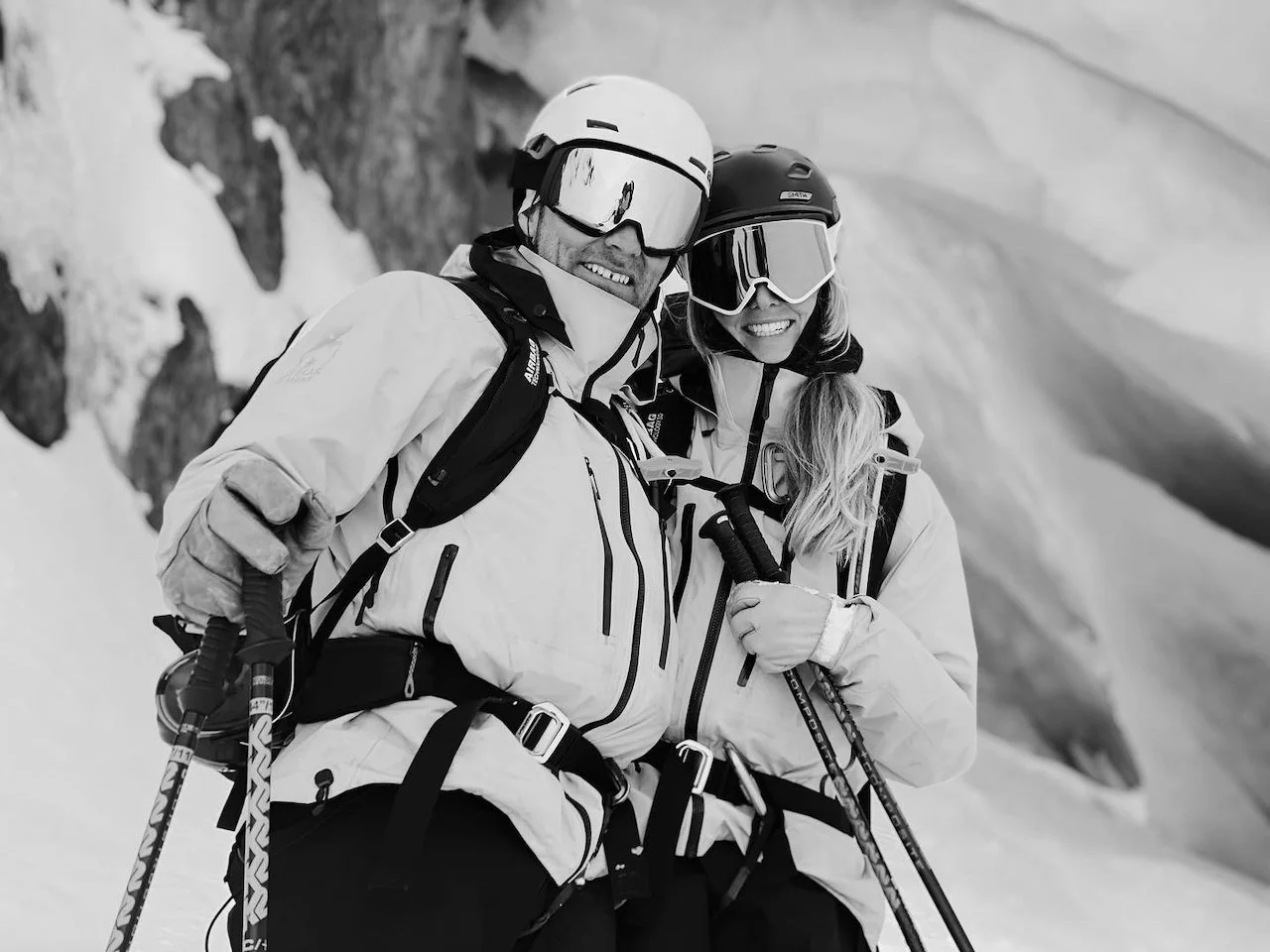 Sometimes the stars align. On a reconnaissance mission to explore the far Northern part of the tenure, Bibby (Guiding Manager) and Lara (Tail Guide and Bibby's much better half) celebrate a 1,200 meter first descent - and an exit through a perfect gl