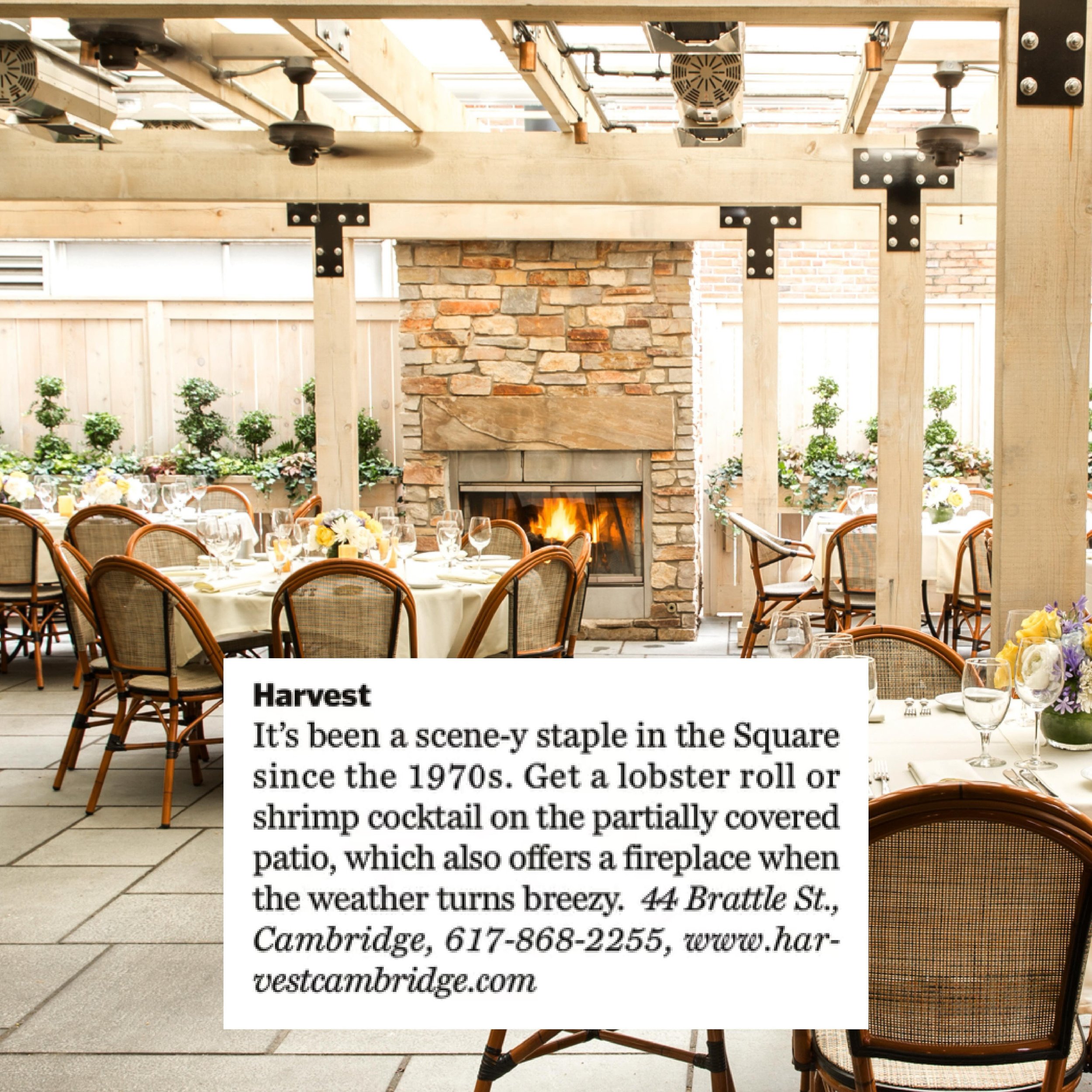 Don&rsquo;t take our word for it! The @bostonglobe also loves our patio ☀️

Use the link in our bio to reserve a table and indulge in the start of patio season. 

#bostonrestaurants #bostonfood #bostonfoodies #bostoneats#bestofboston #cambridge #bost