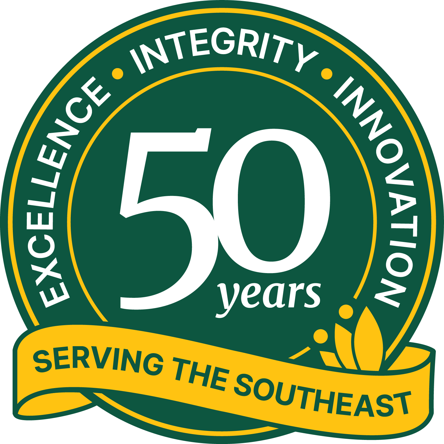 Our seal design for Bland's 50th anniversary.