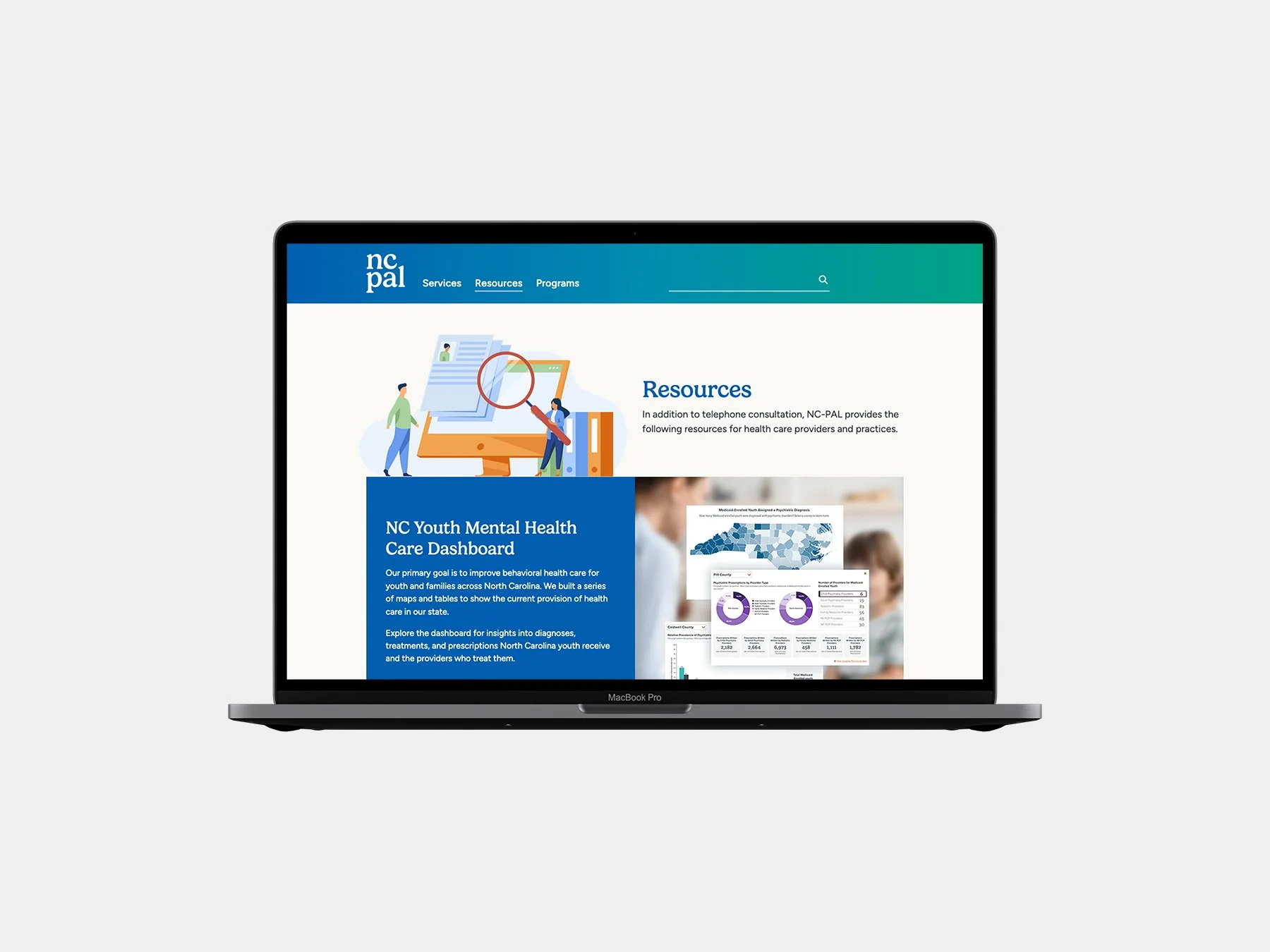 The Resources page.