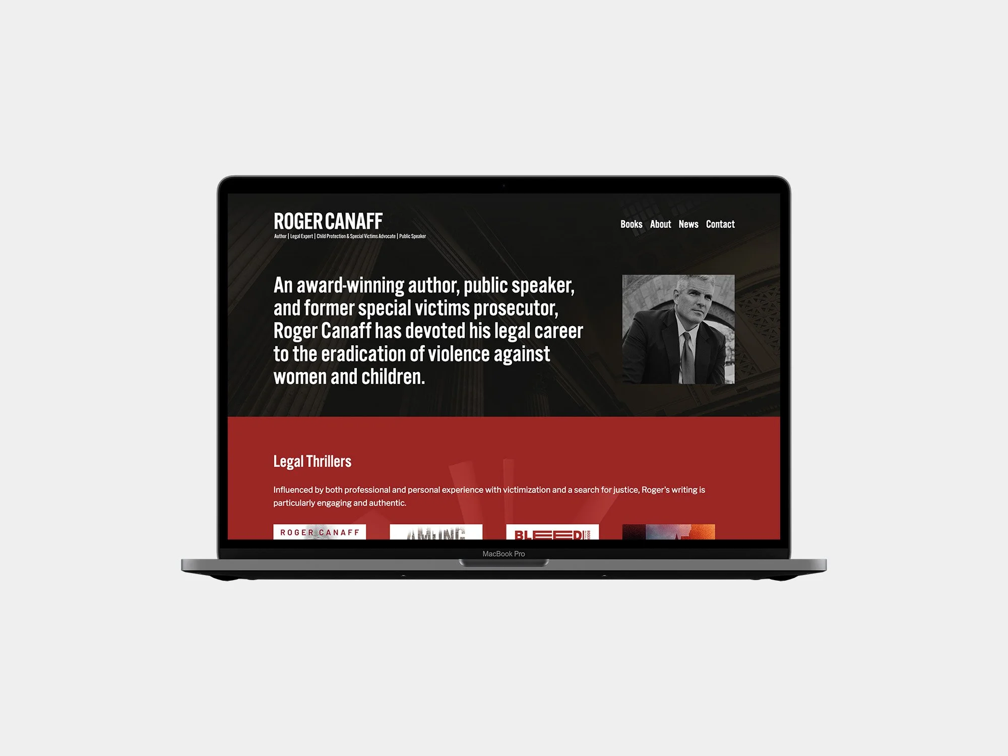 The homepage hero banner.
