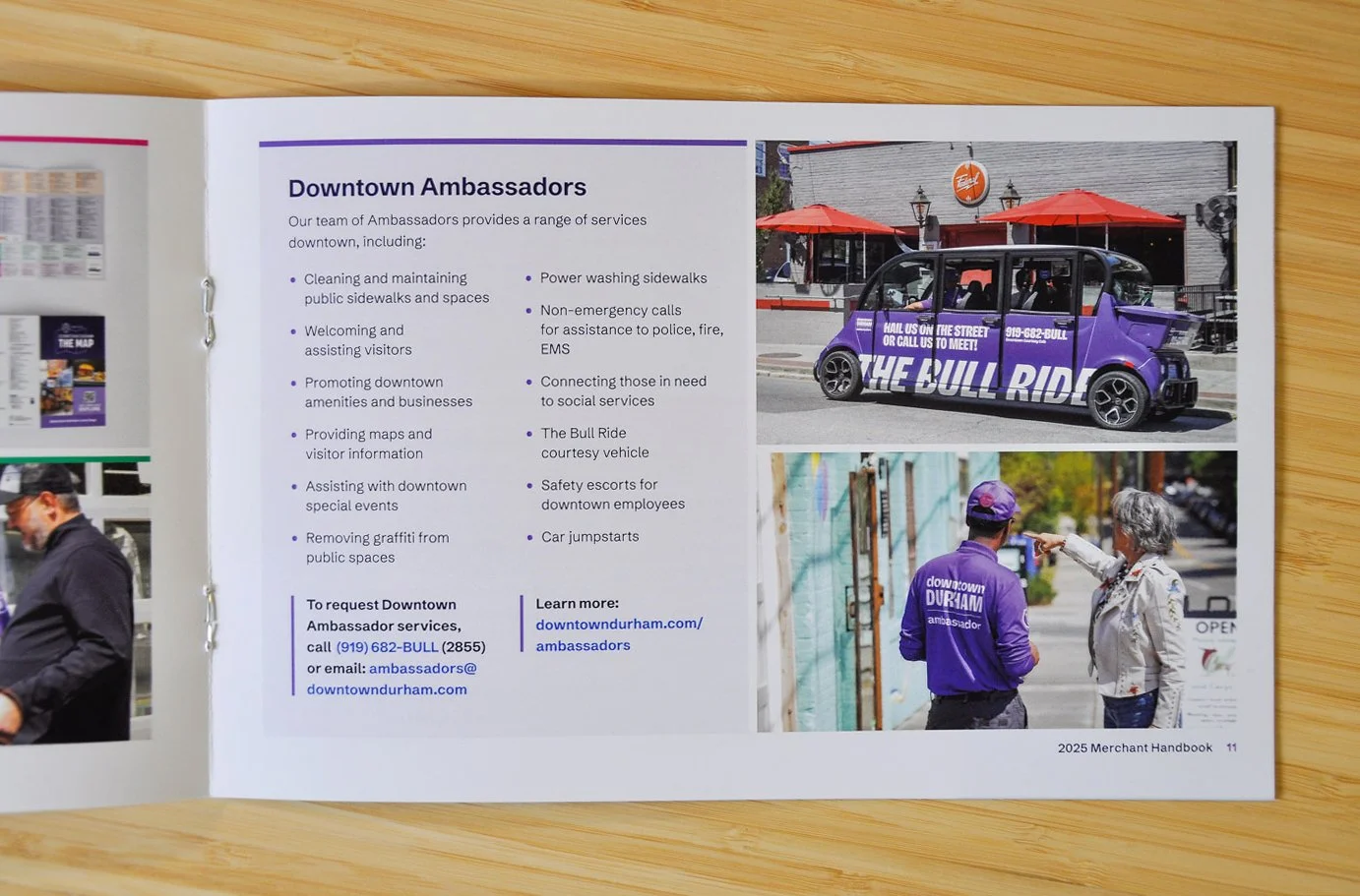 A page from DDi's merchant handbook.