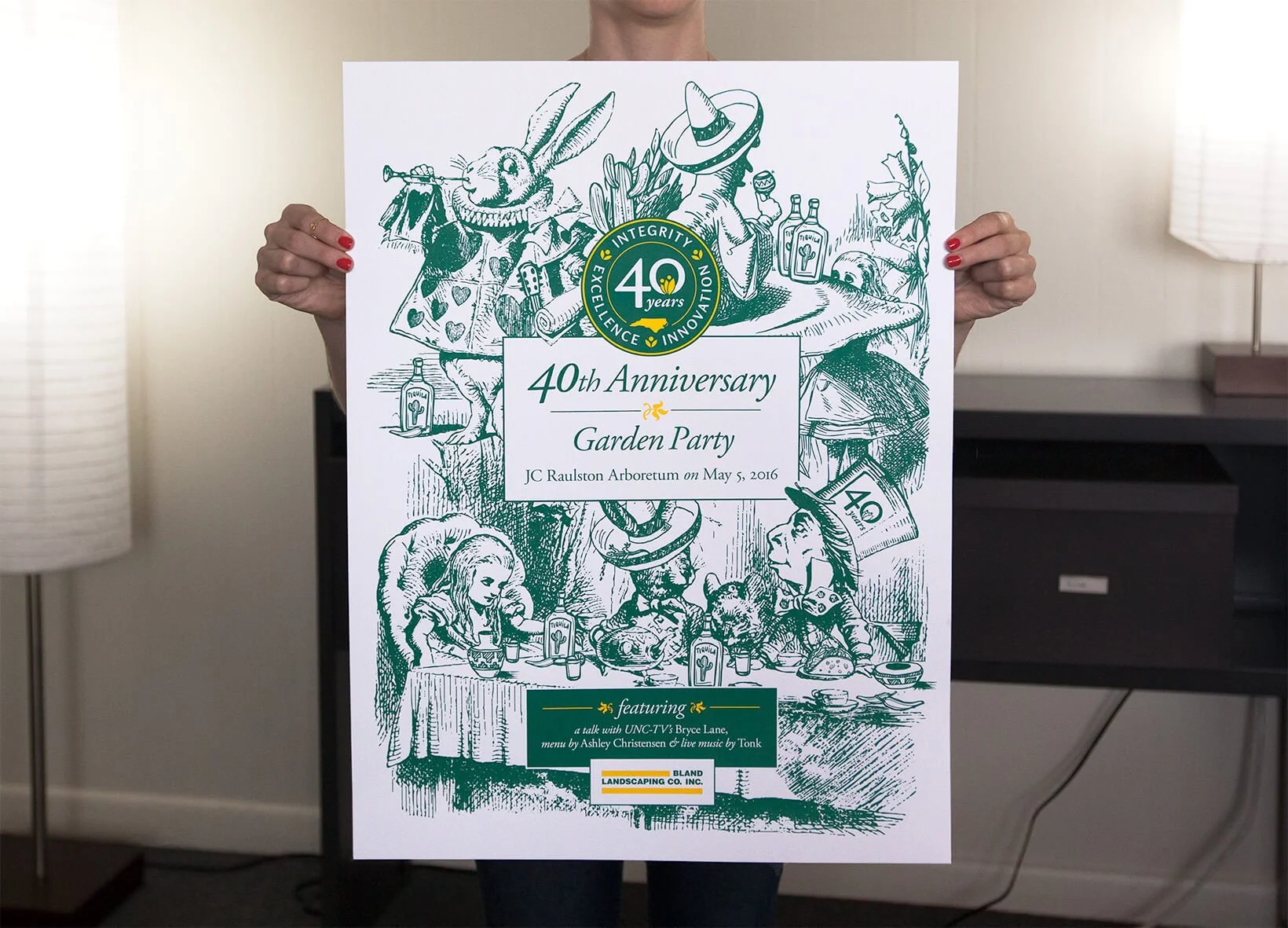 The collectible poster design.