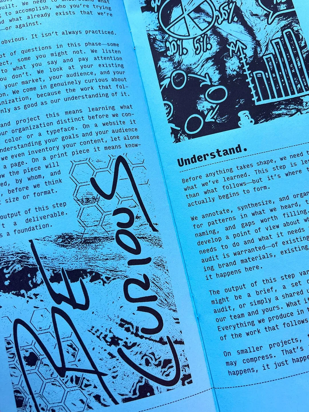 A page spread from Halo 22's upcoming zine.