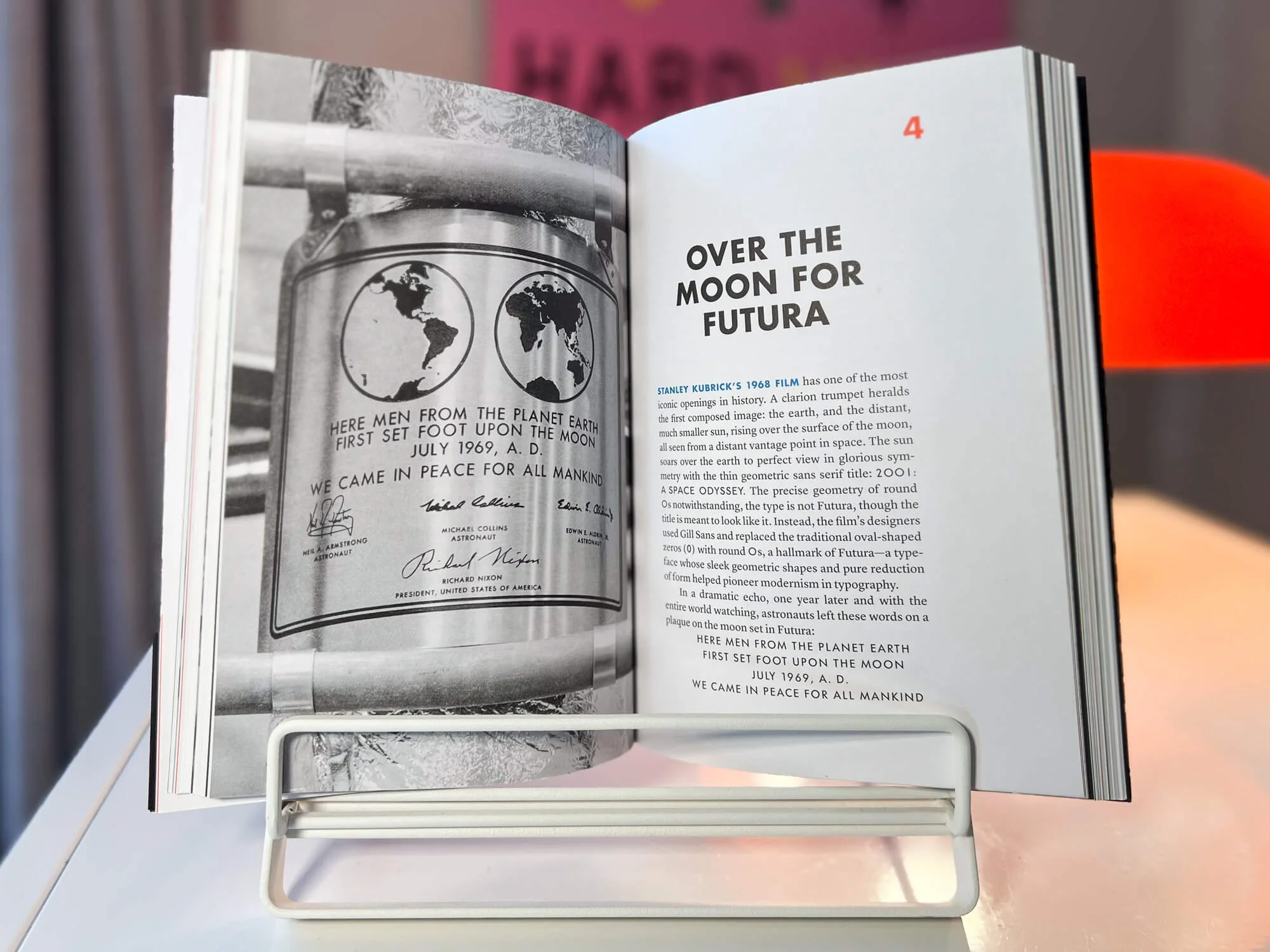 A photo of the "Over the Moon for Futura" chapter opening.