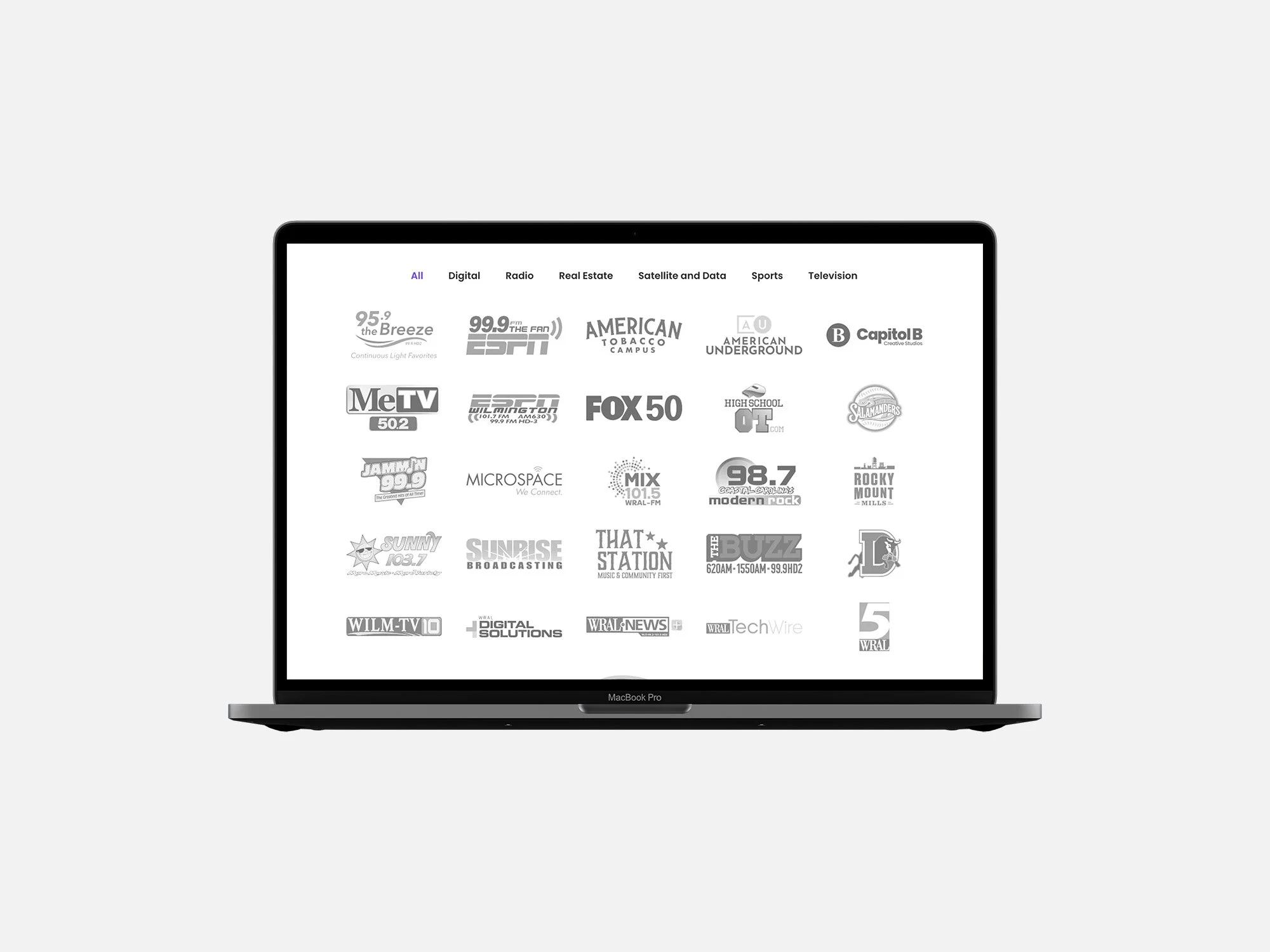 A filterable menu of CBC brands.