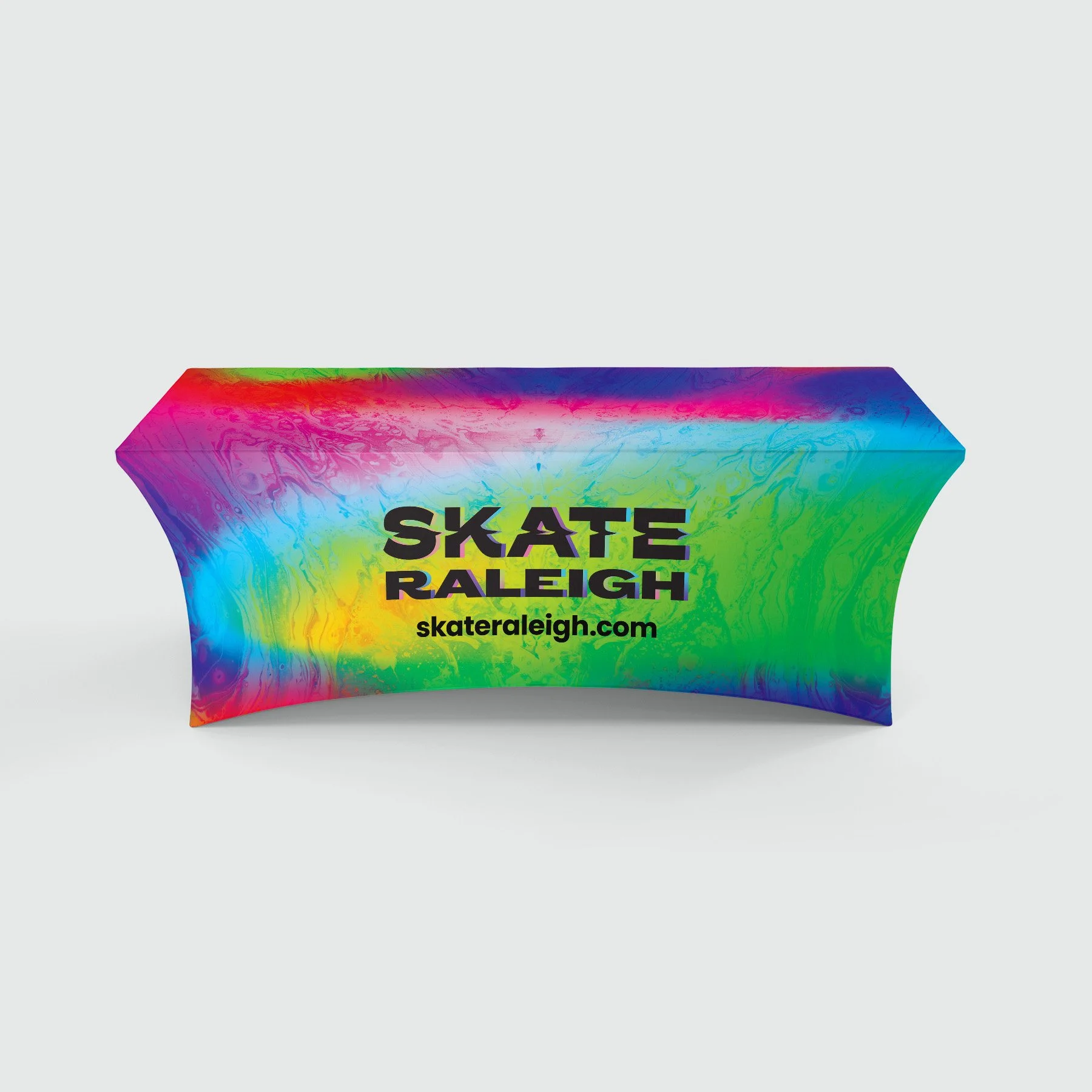 A stretchy table throw.