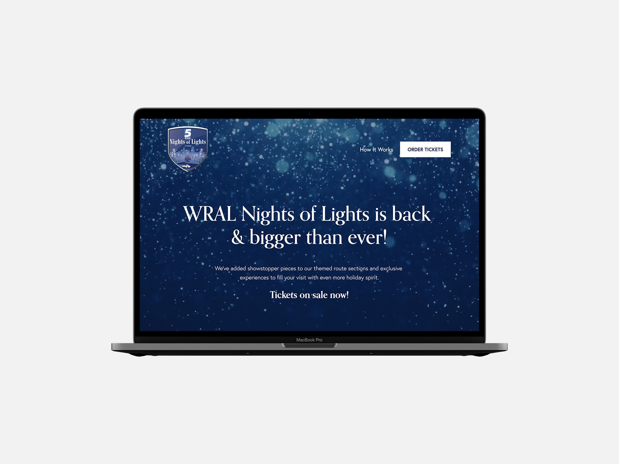 The website homepage.