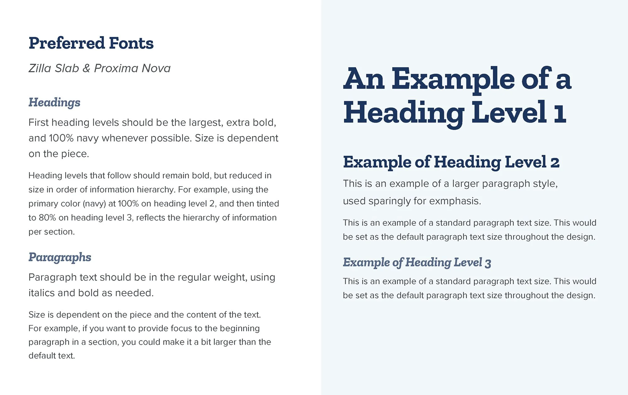 New brand fonts.