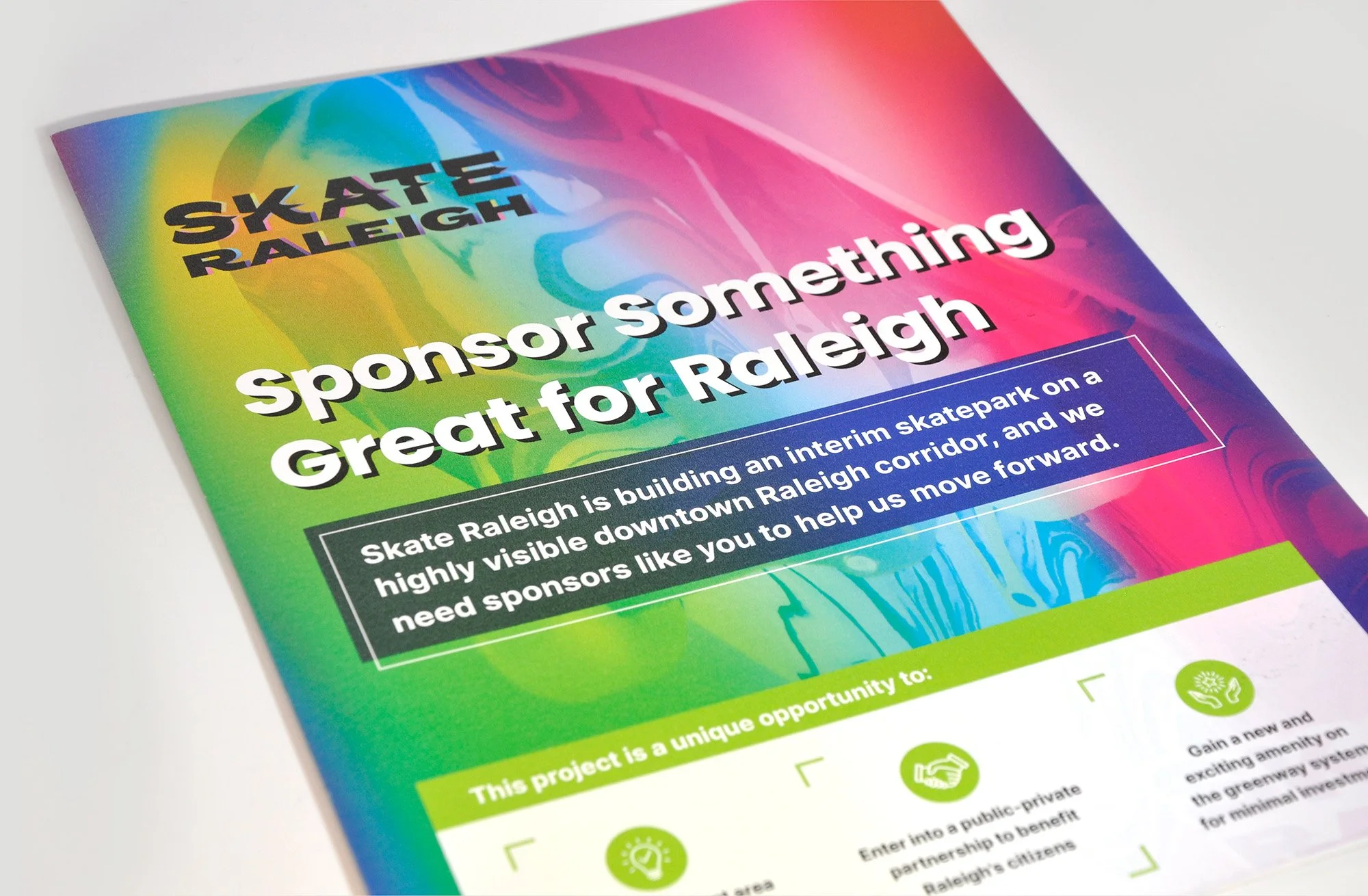 The sponsor brochure cover.