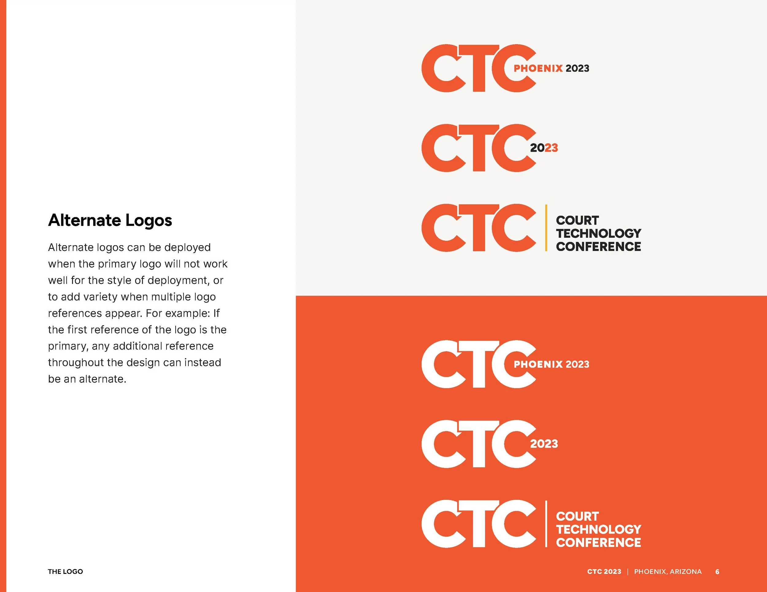 Alternative logo layouts.