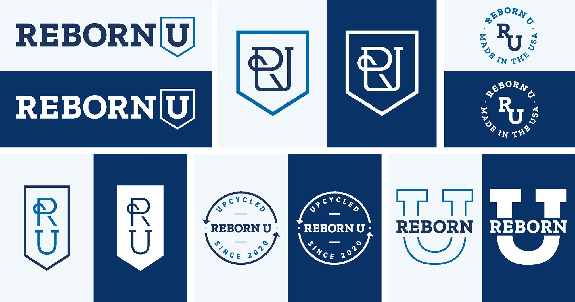 Variations of the logo.