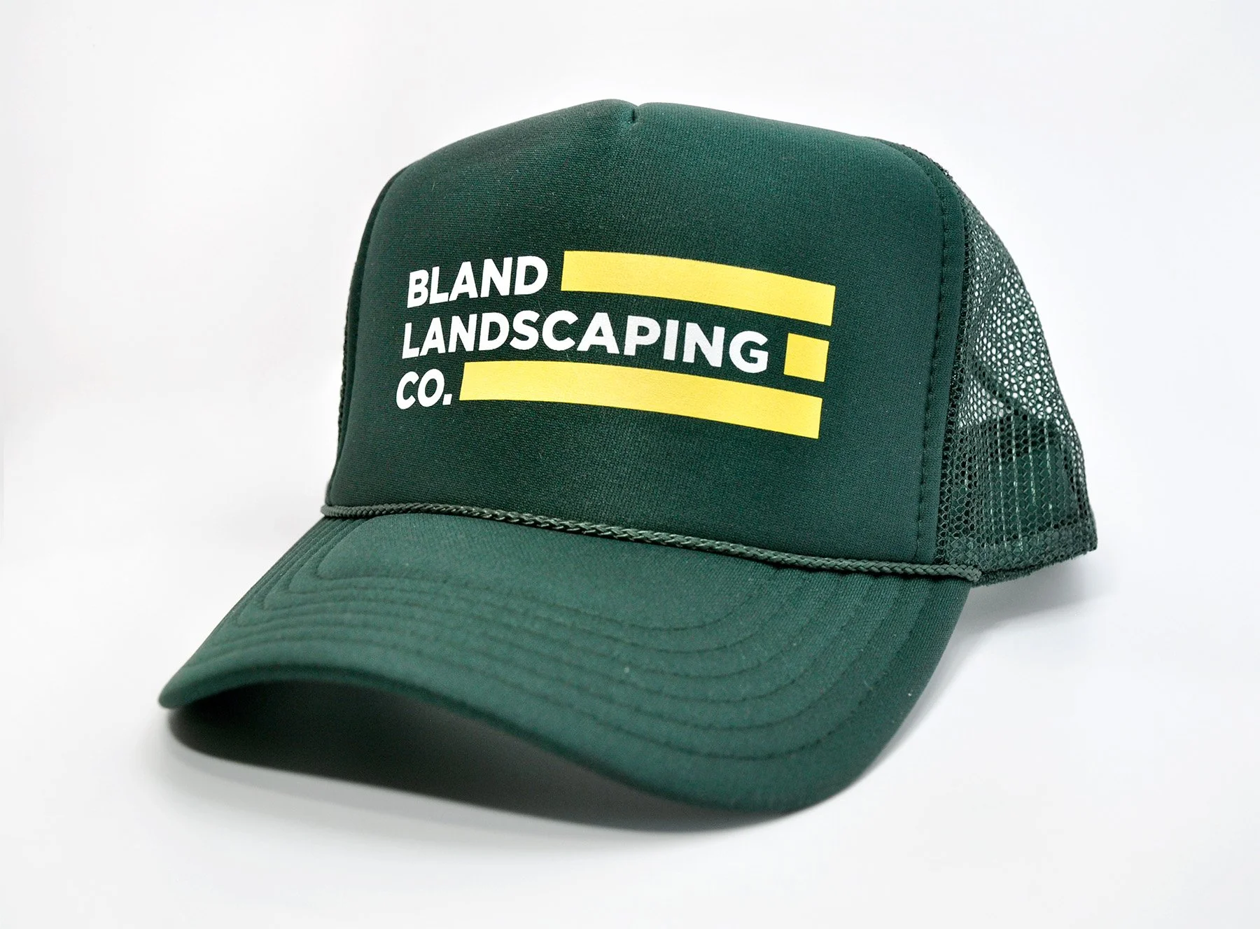 A trucker hat with the logo.