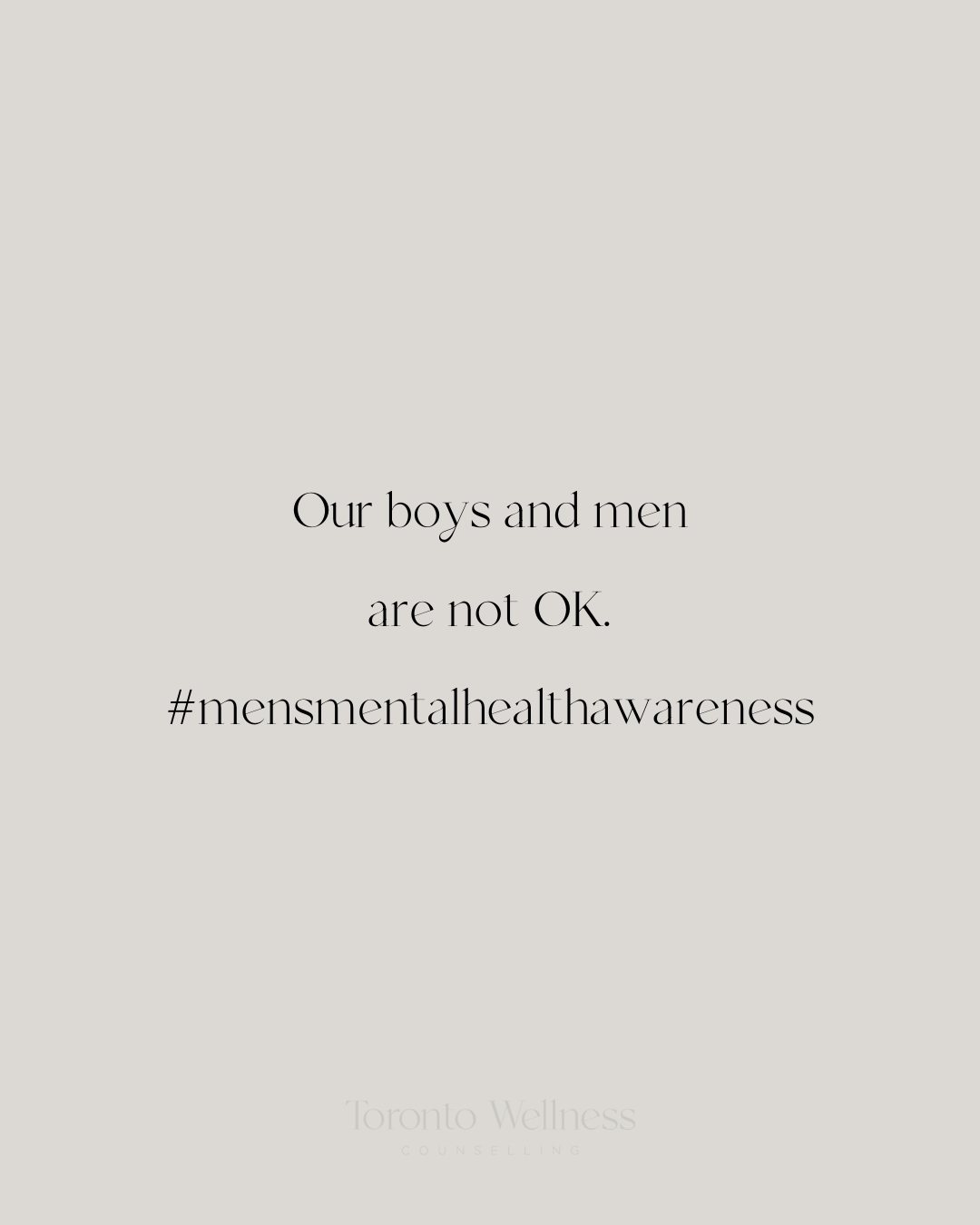 Men's Mental Health Awareness
