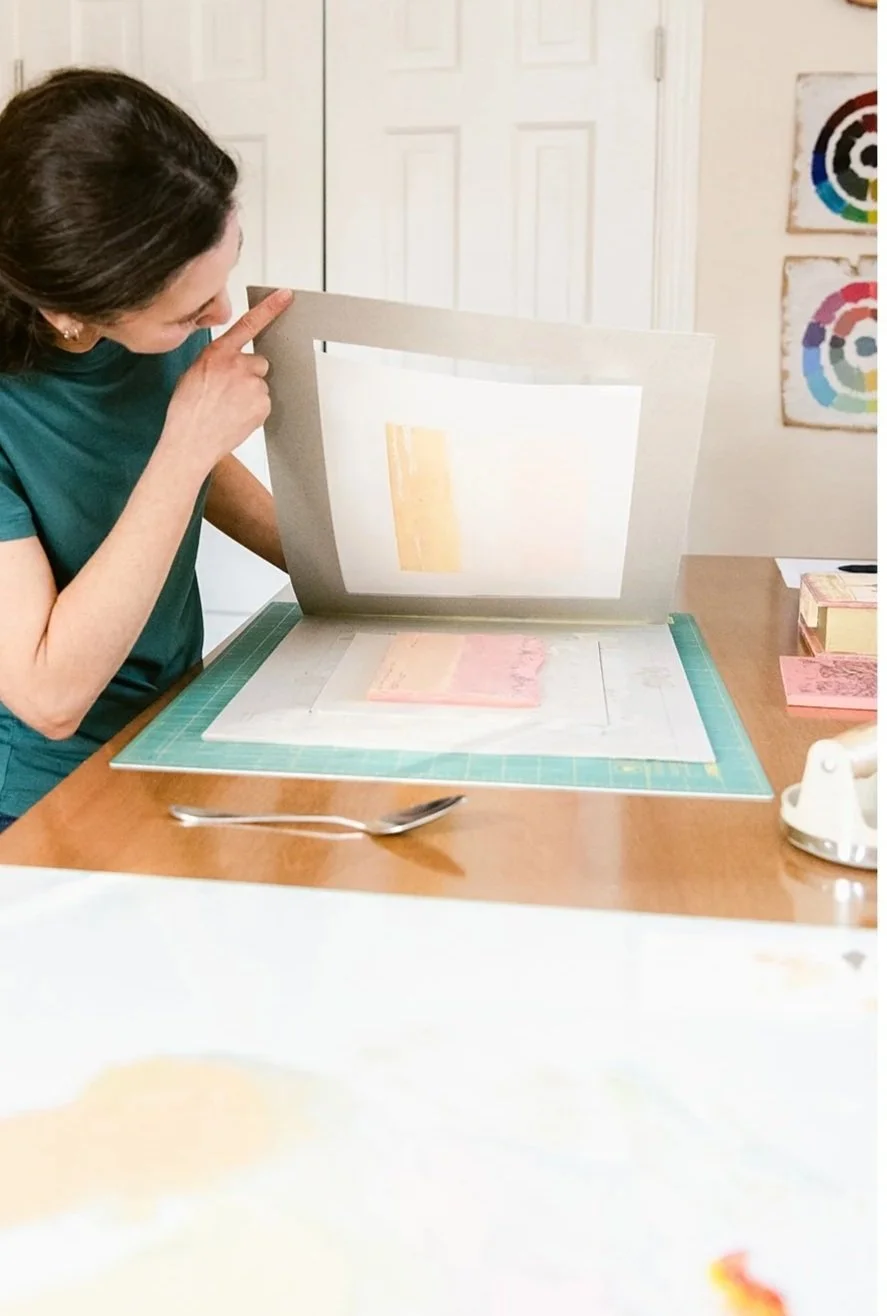 Checking the printing.