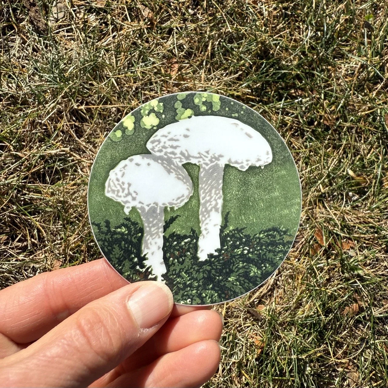 Mushroom Bokeh Sticker.jpeg