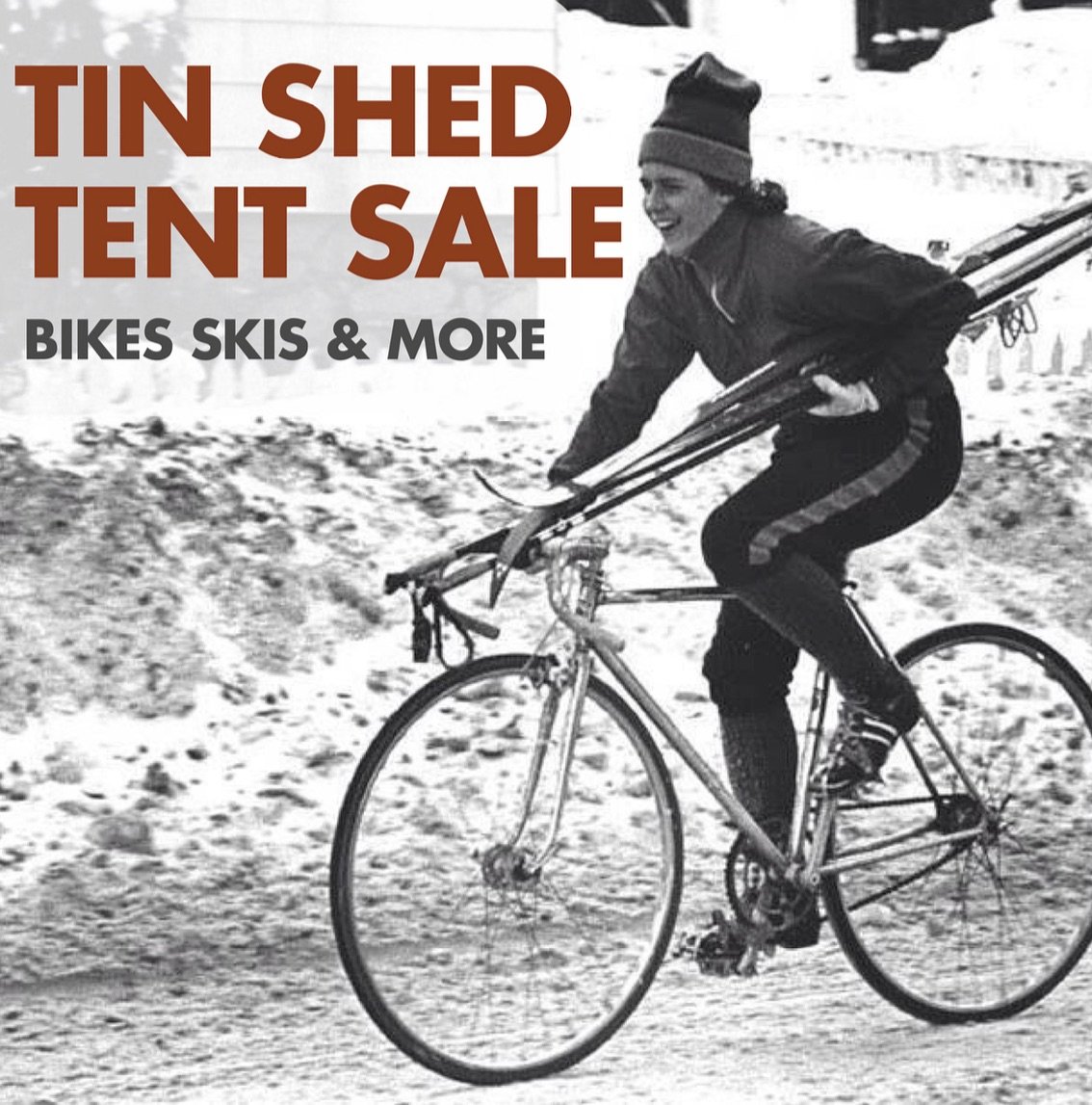 This weekend starting today! Come down and shop deals from @tinshedsports and grab some coffee and lunch while you&rsquo;re at it!