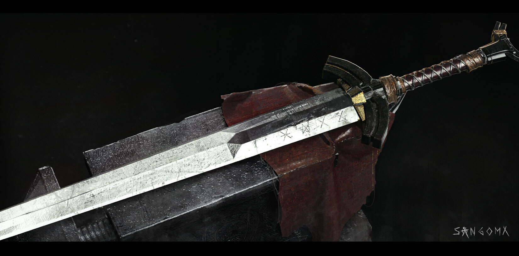 medieval sword concept art