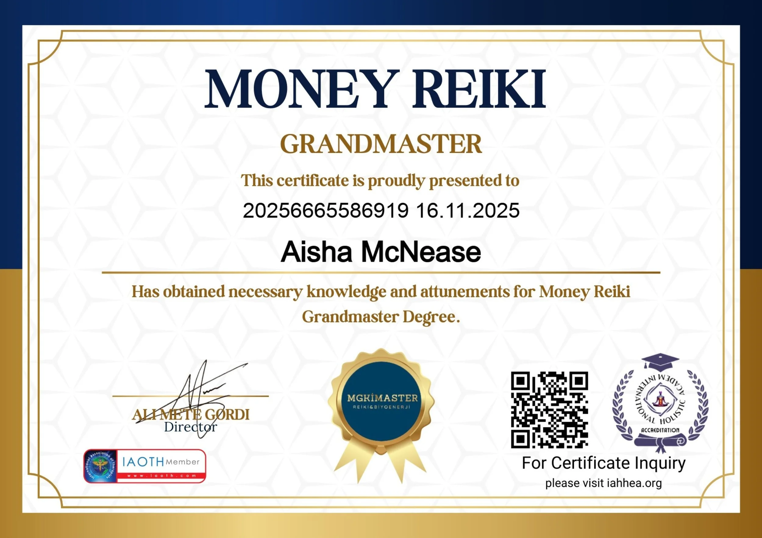 MONEY REIKI: HEALING FINANCIAL ENERGY