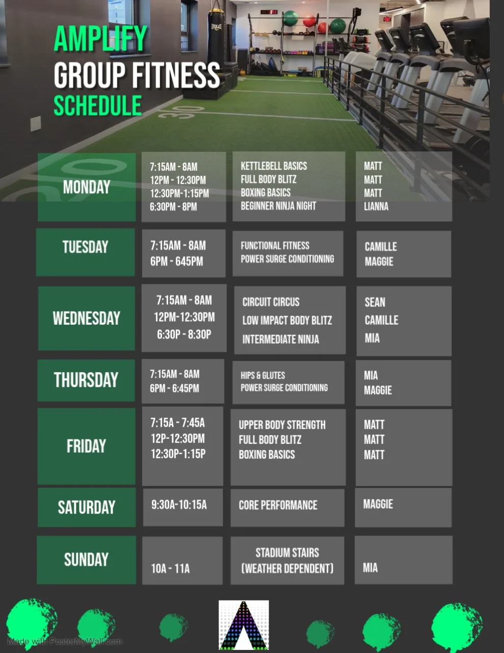 Amplify Fitness Group Exercise Classes