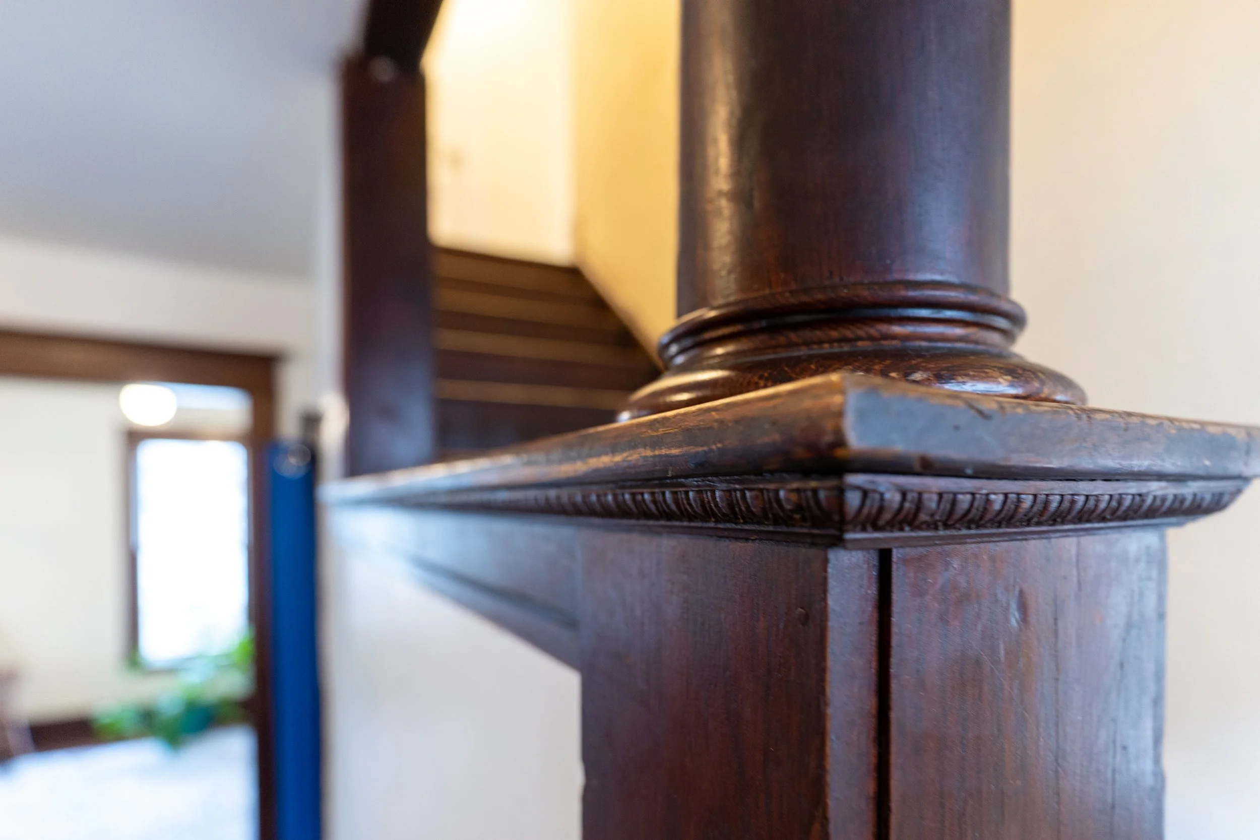 18. Beautiful ornate wood staircase.jpg