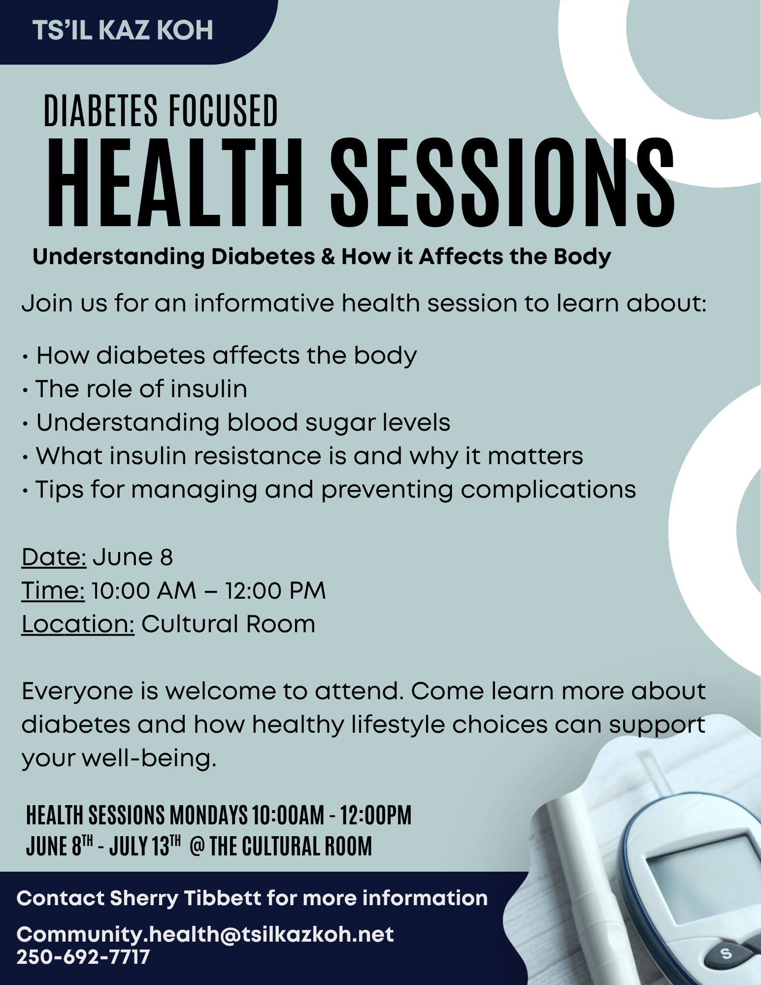 Diabetes Series: Health Session