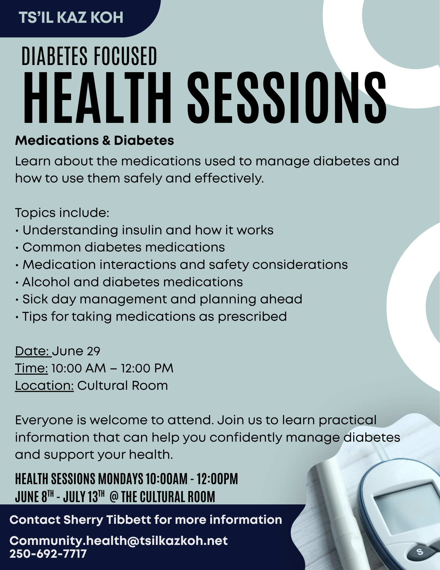 Diabetes Series: Health Session 