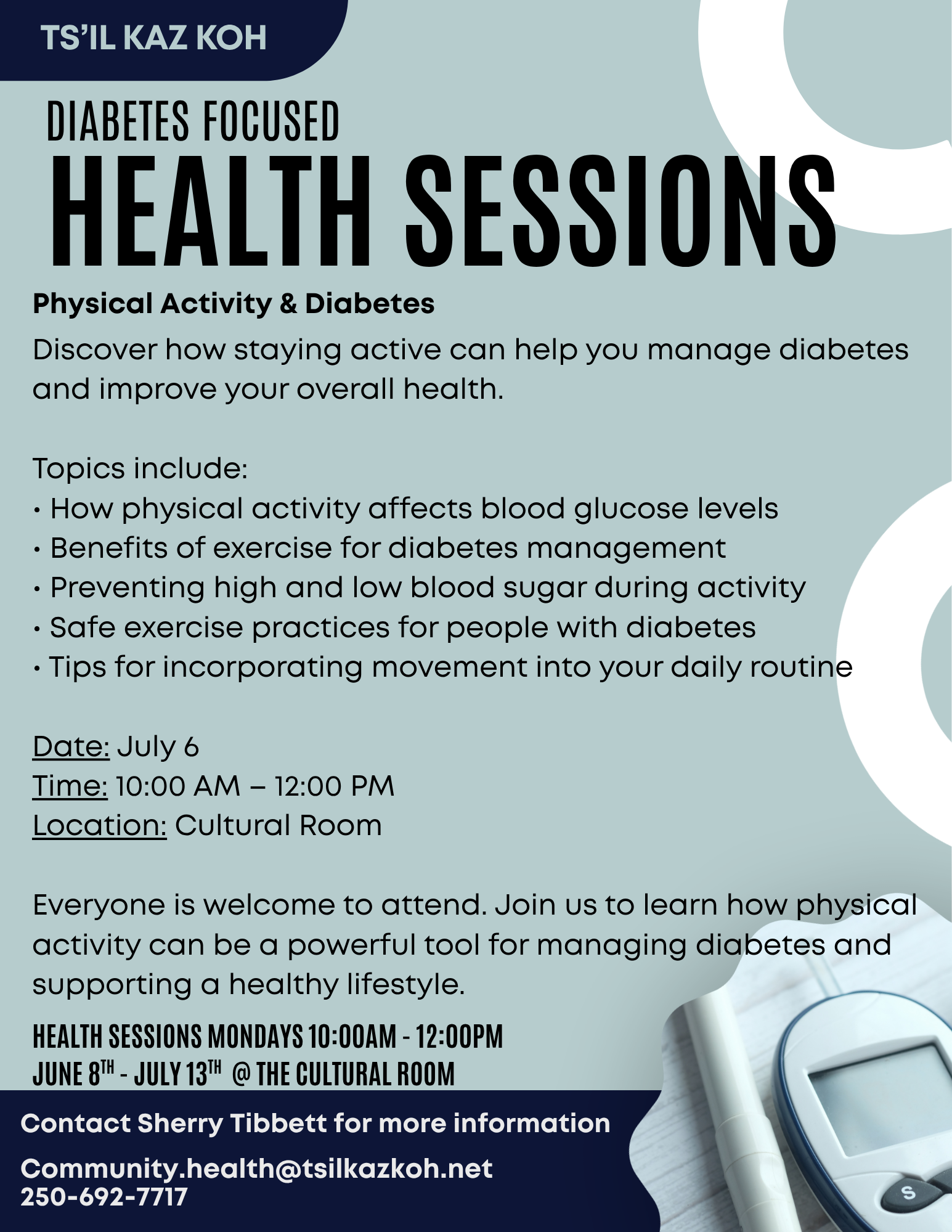 Diabetes Series: Health Session 