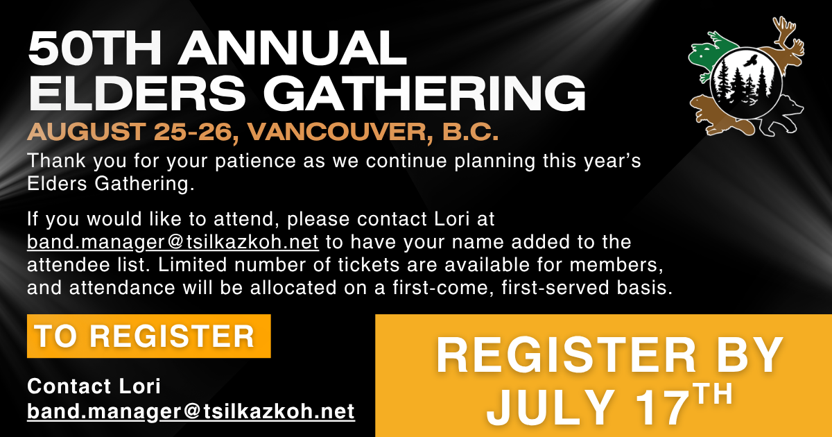 Elders Gathering Registration Deadline 