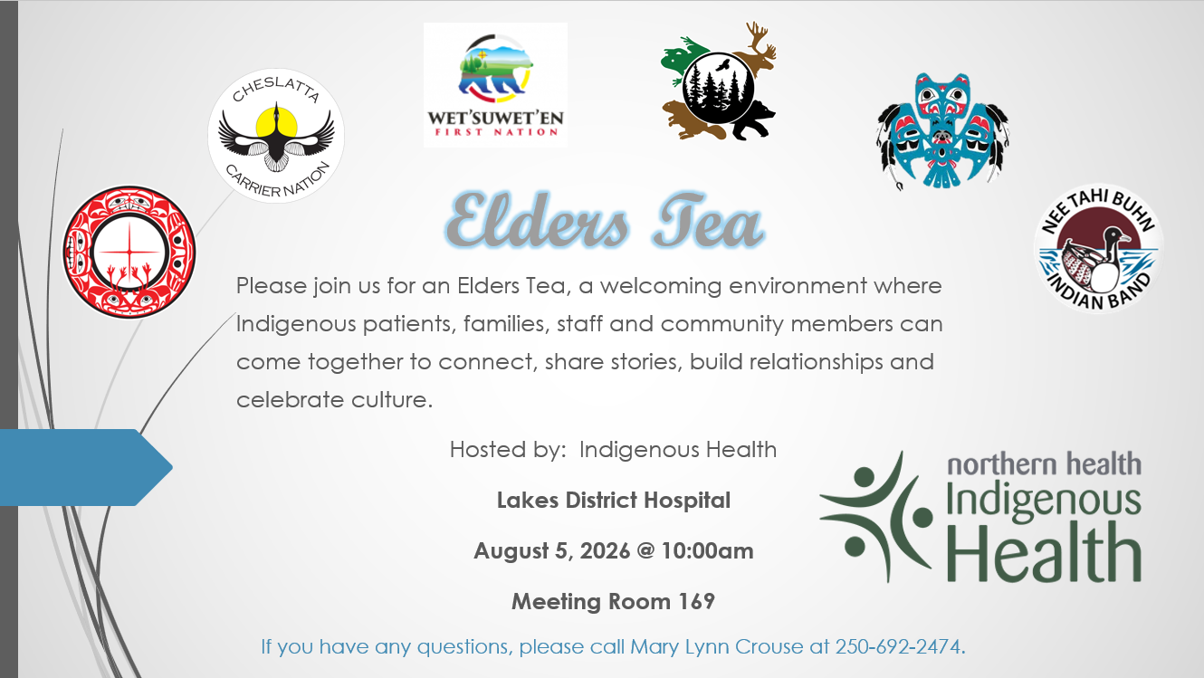 Elders Tea with Northern Health 