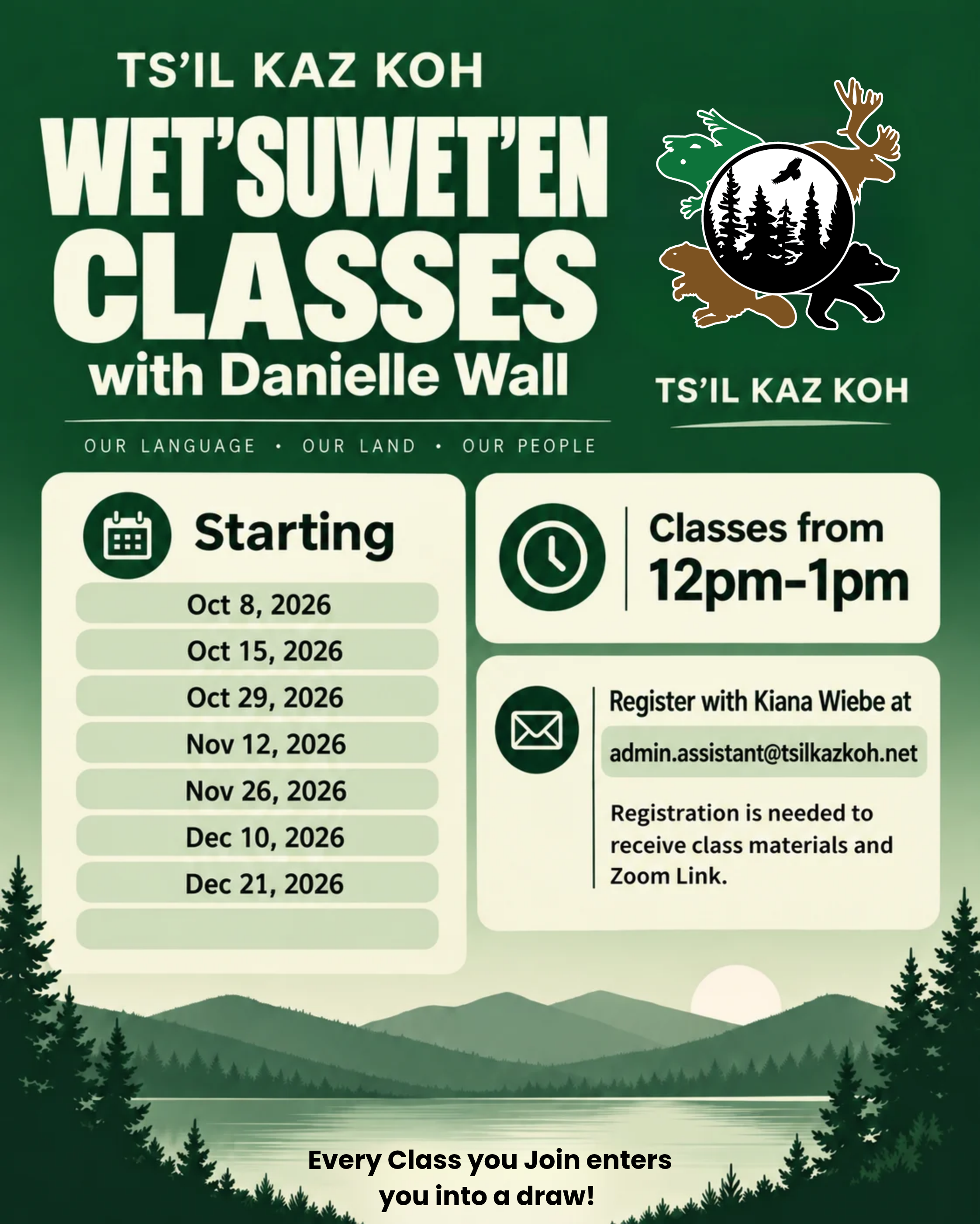 Wet’suwet’en Language Classes