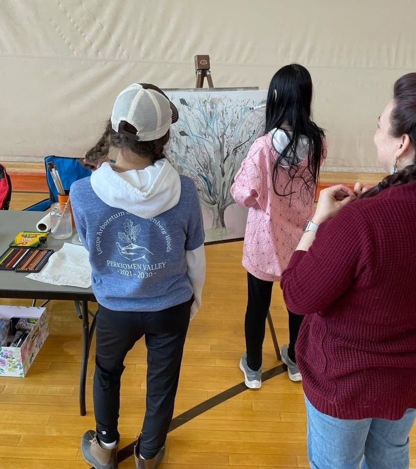 Community Painting at PV Highschool