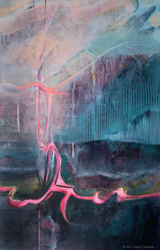 Mindscape (2)
Mixed Media Oil on paper, 13x20