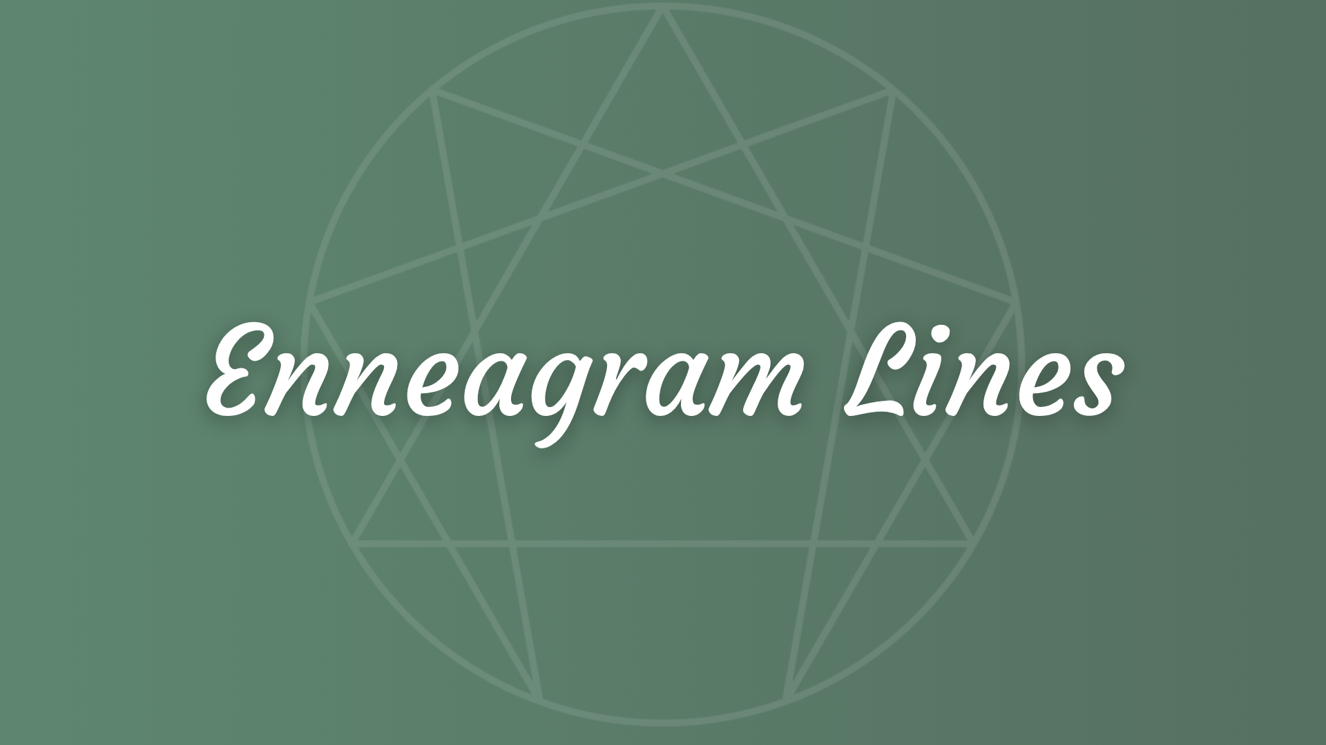 What Are Enneagram Lines?