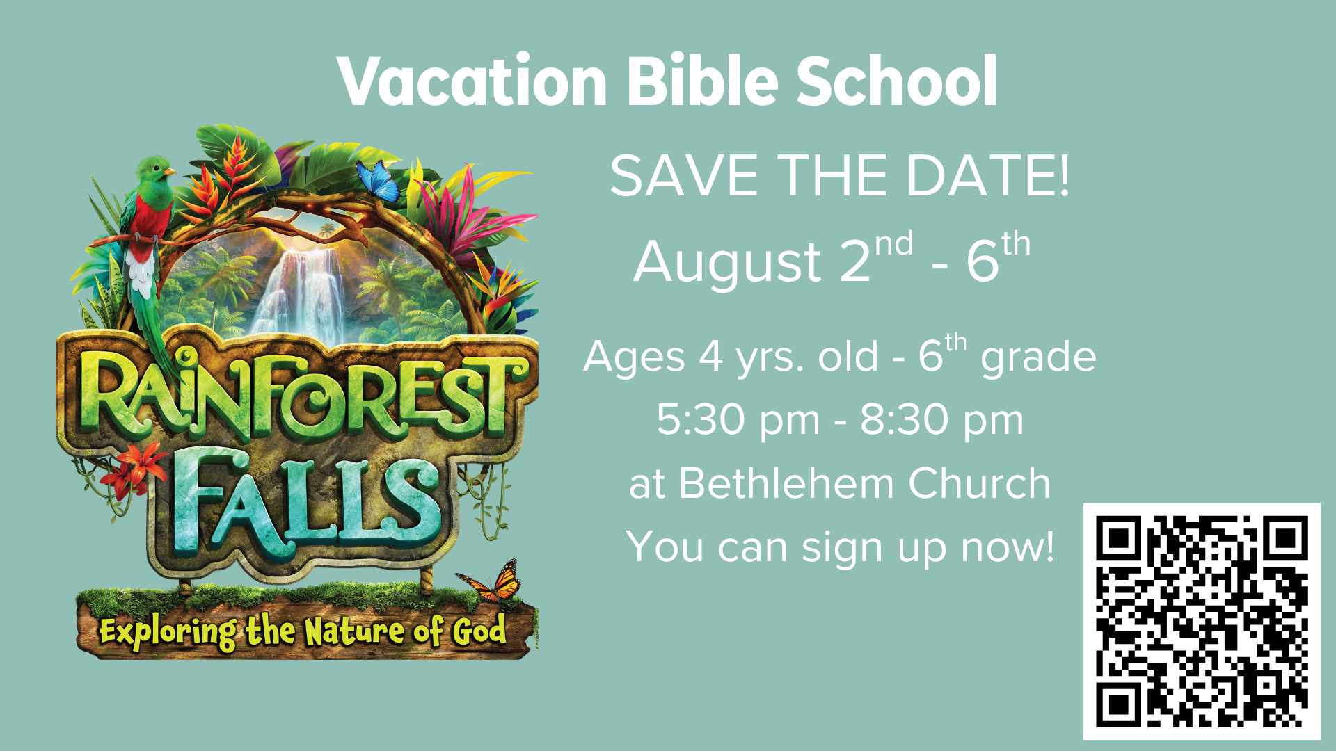 Vacation Bible School at Bethlehem Covenant