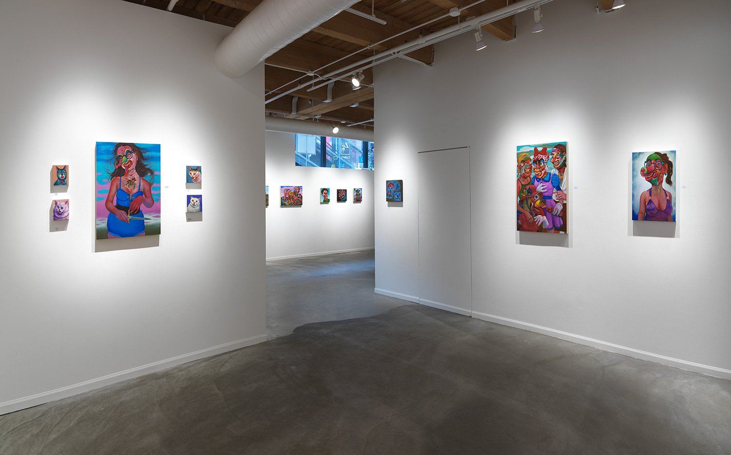 Installation view of Emphatic Supreme at Zg Gallery