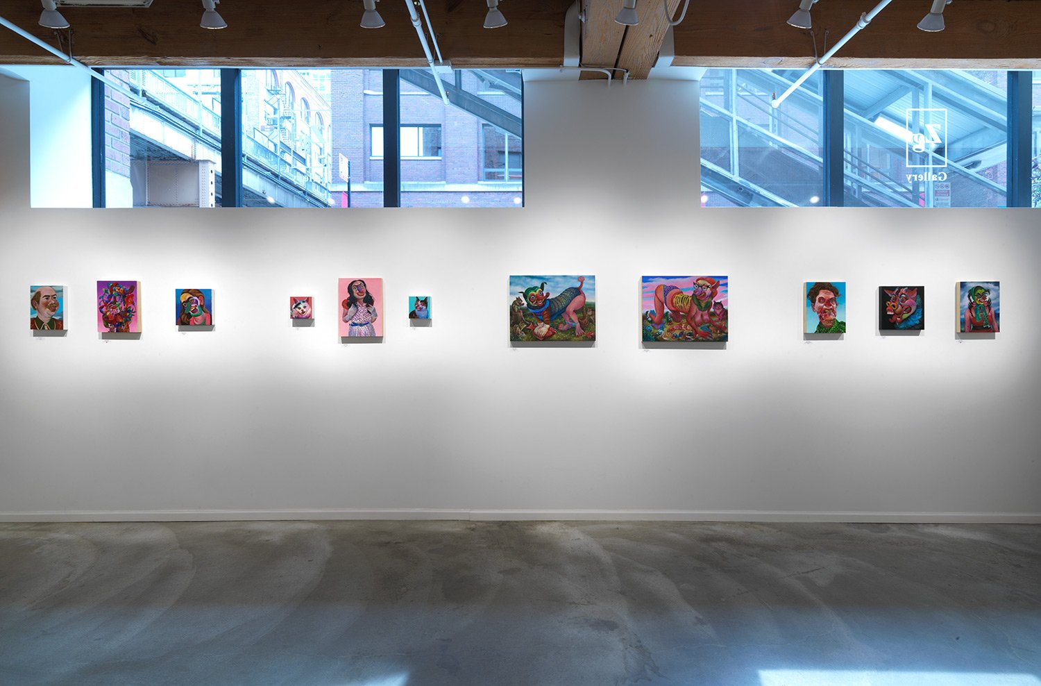 Installation view of Emphatic Supreme at Zg Gallery