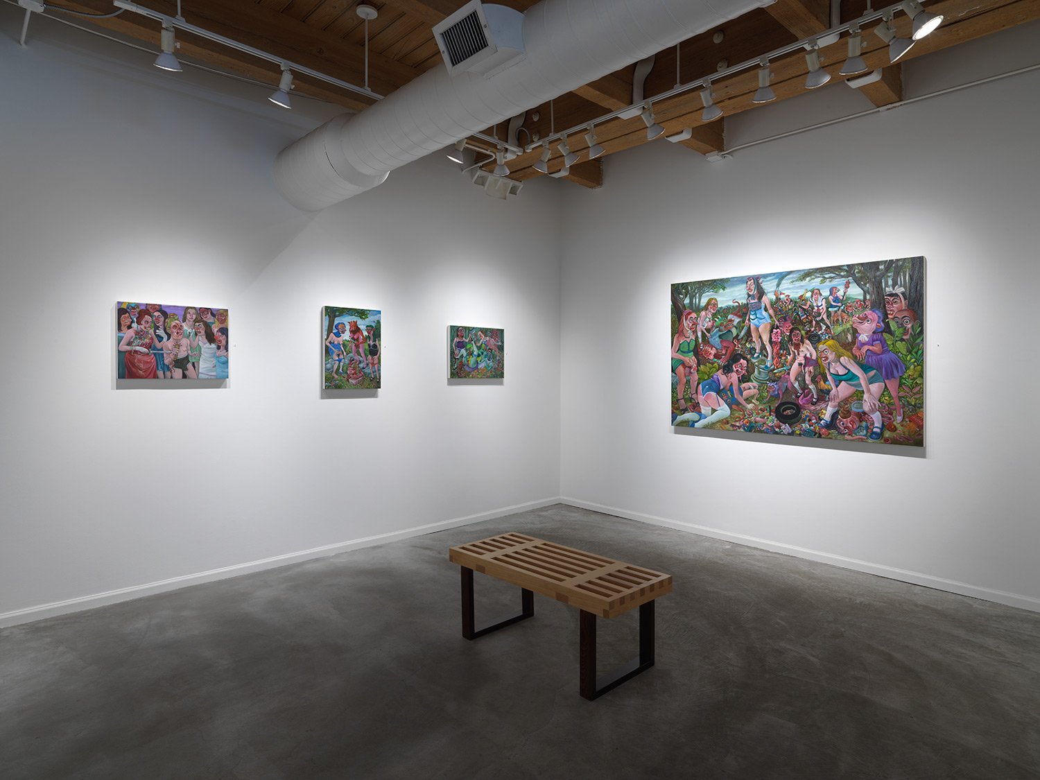 Installation view of Balm of Body, Spice of Flesh at Zg Gallery