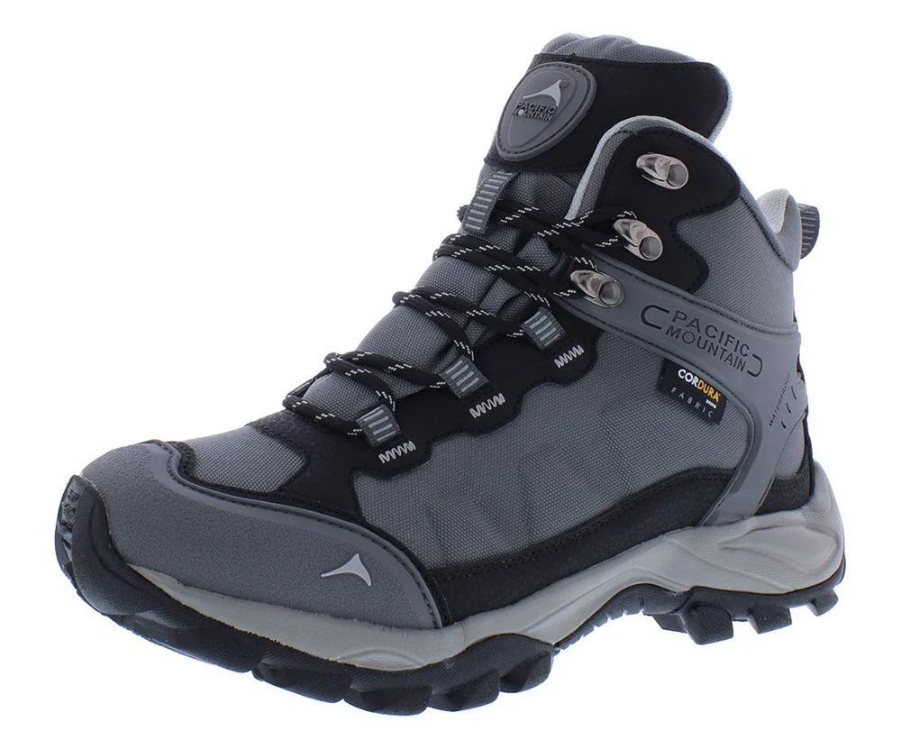 Pacific Mountain Black and Grey Hiking Shoes Breathable Mesh Design Pacific Mountain Men main image 4