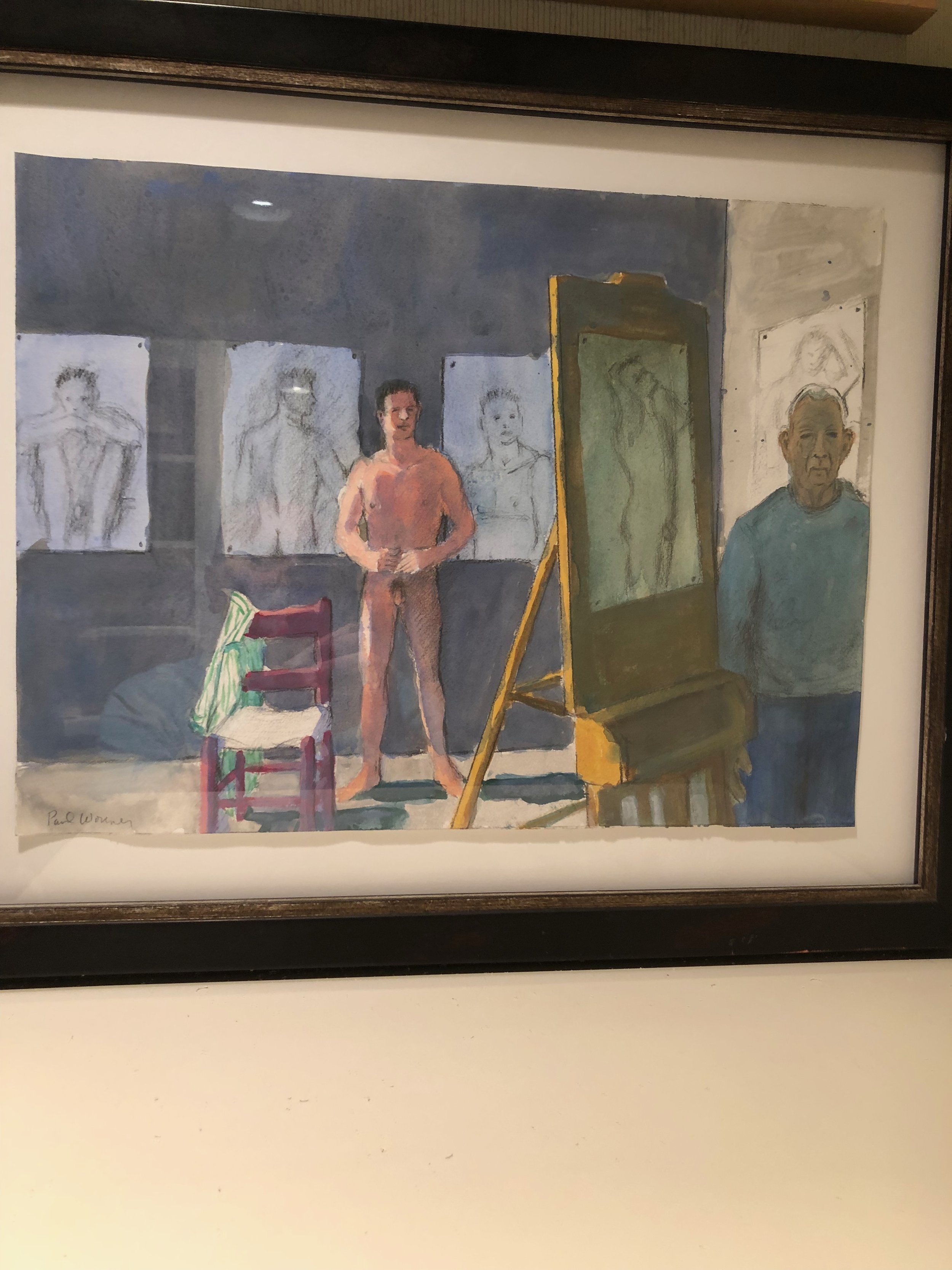 Modle and Artist, Paul Worner