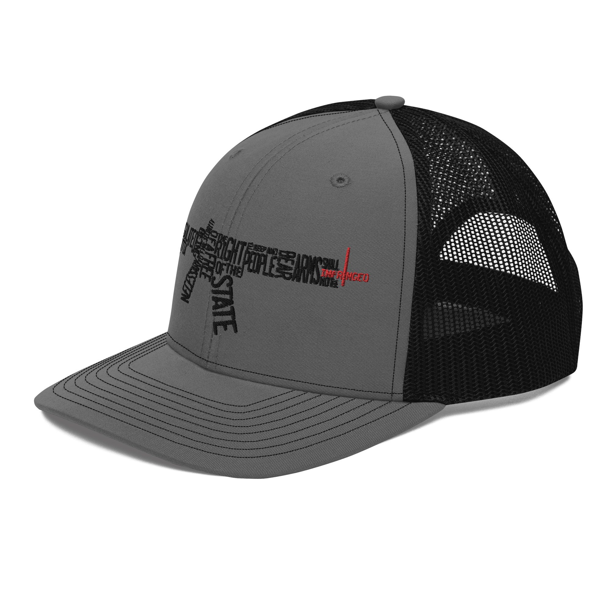 snapback-trucker-cap-charcoal-black-left-front-65559f0cb93d5.jpg