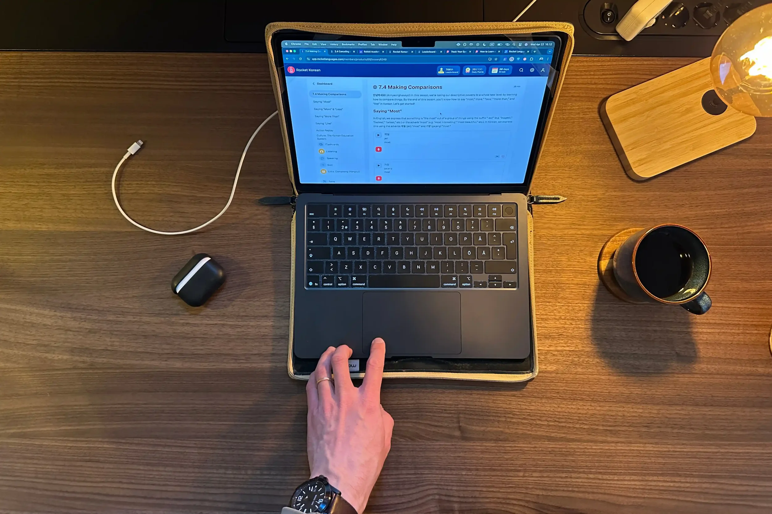 A Typical Tuesday Learning Five Languages at Once