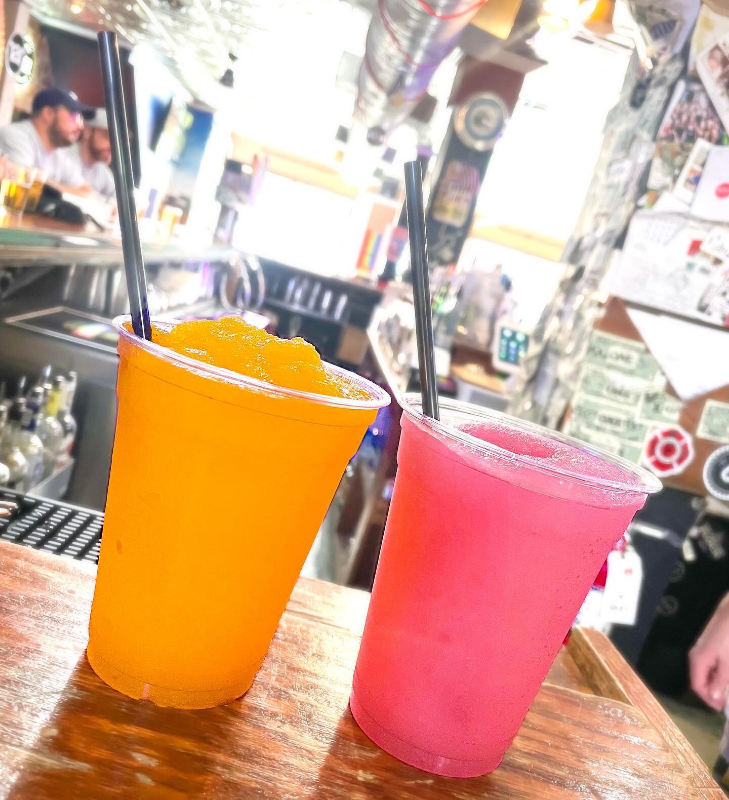 🔥 WHEEWWIEEE!!🔥 It&rsquo;s hot out there, which means boozy slushees are BACK !!! Stop in and select your favorite flavor from:

- Cotton Candy 🍥
- Blue Raspberry 🫐
- Grape 🍇
- Orange 🍊
- Egg Custard 🧡
- Lemon 🍋
 
Come in and cool off in the 