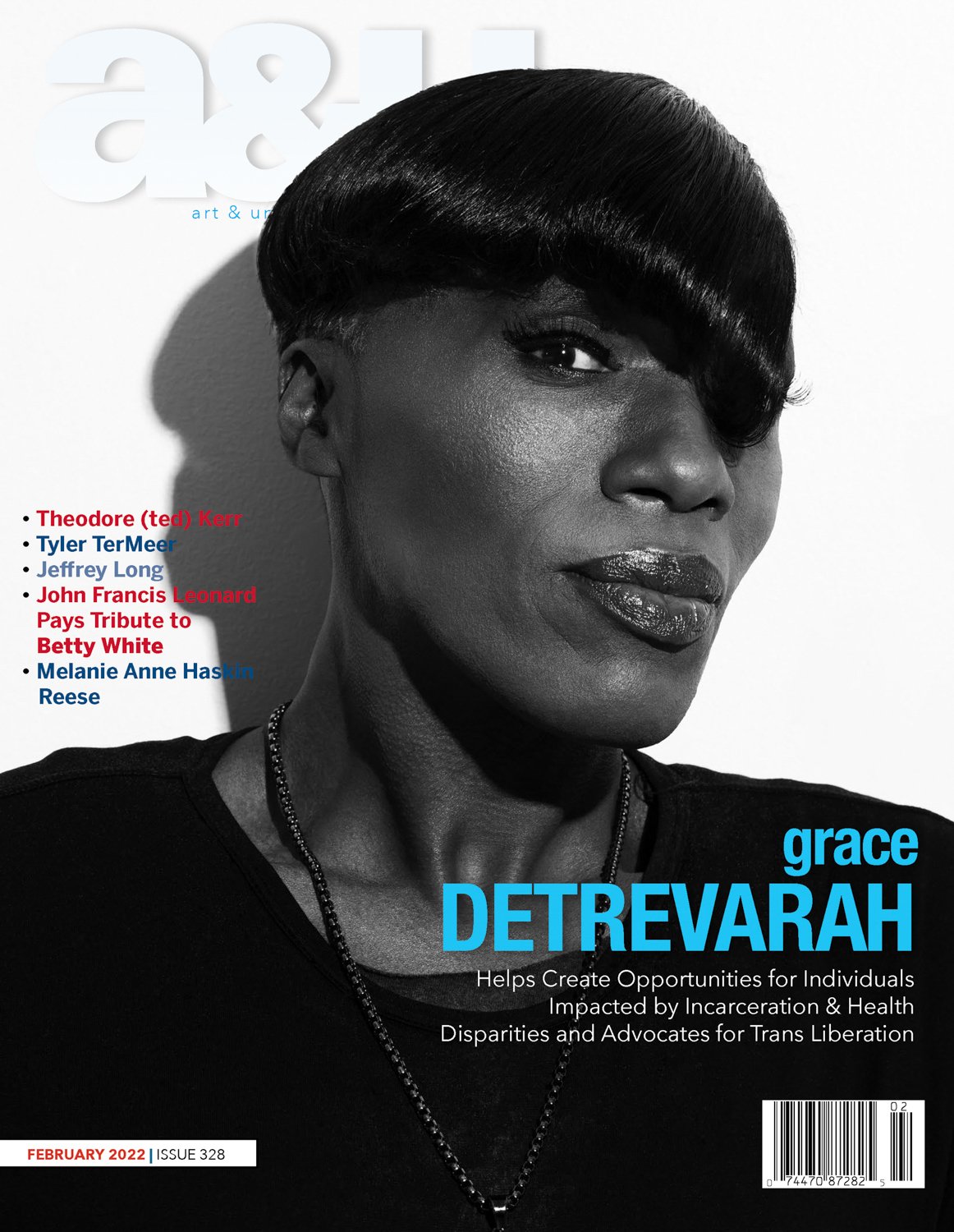 A&U Magazine Cover Story – Grace Detrevarah, Activist